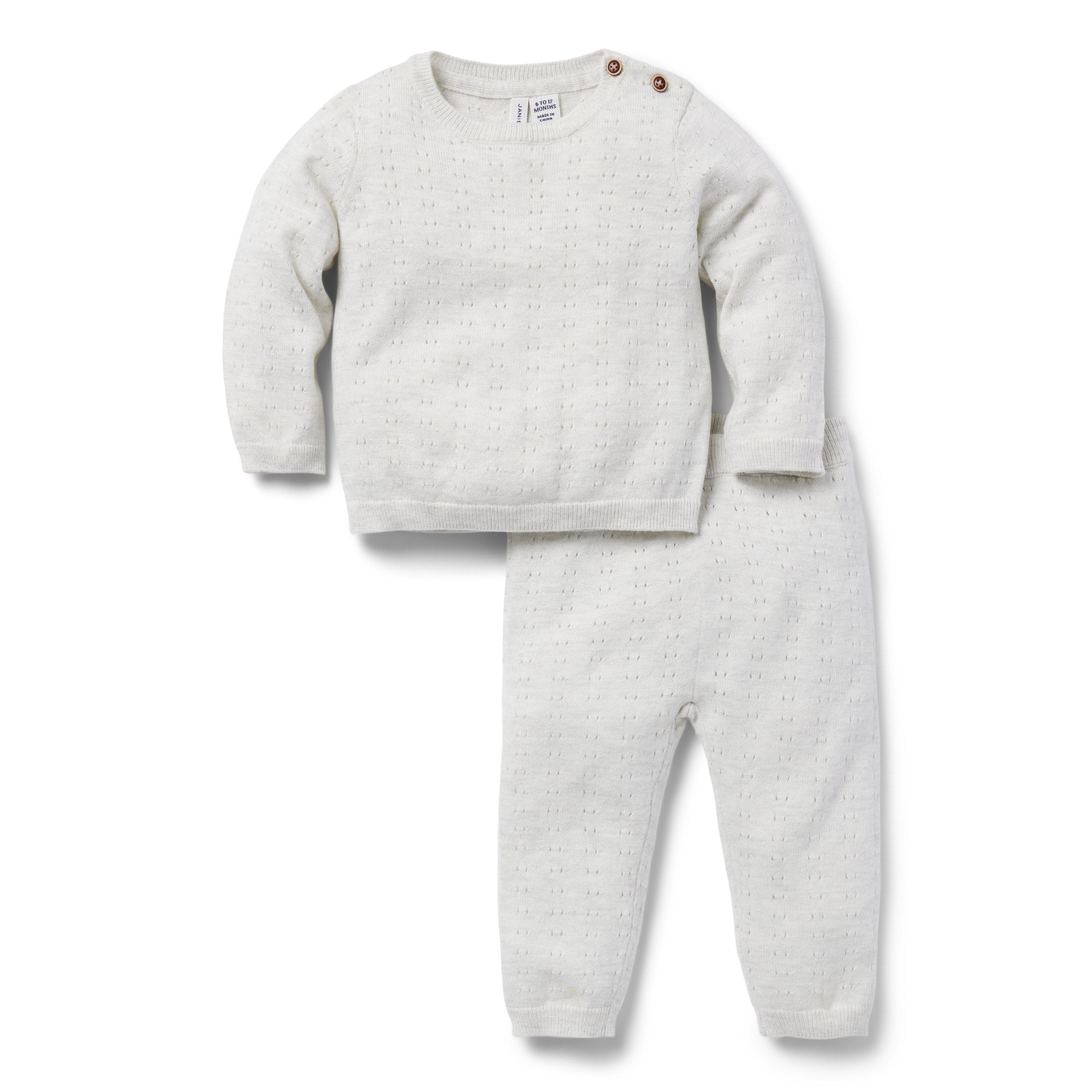 Baby Pointelle Matching Set