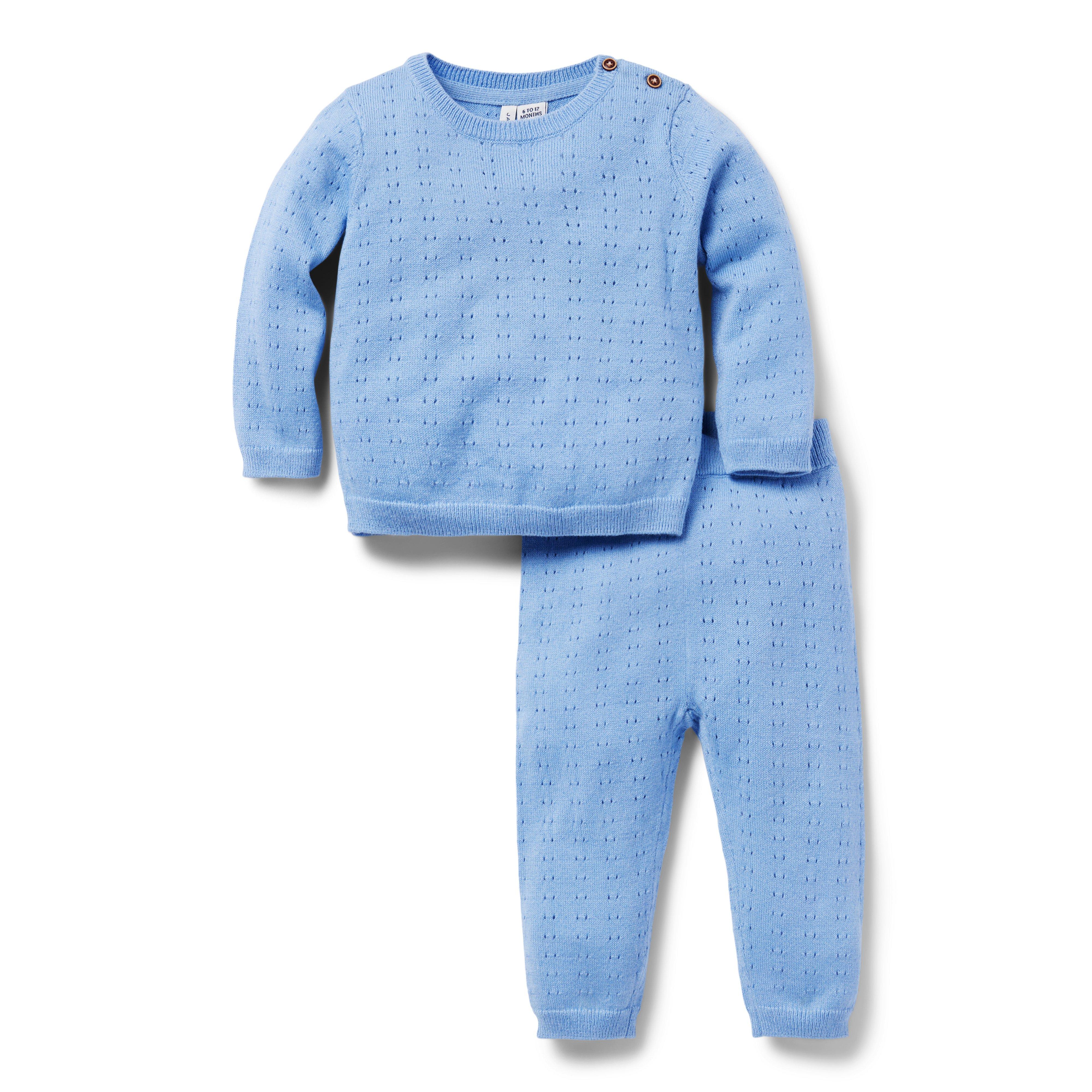 Baby Pointelle Matching Set 