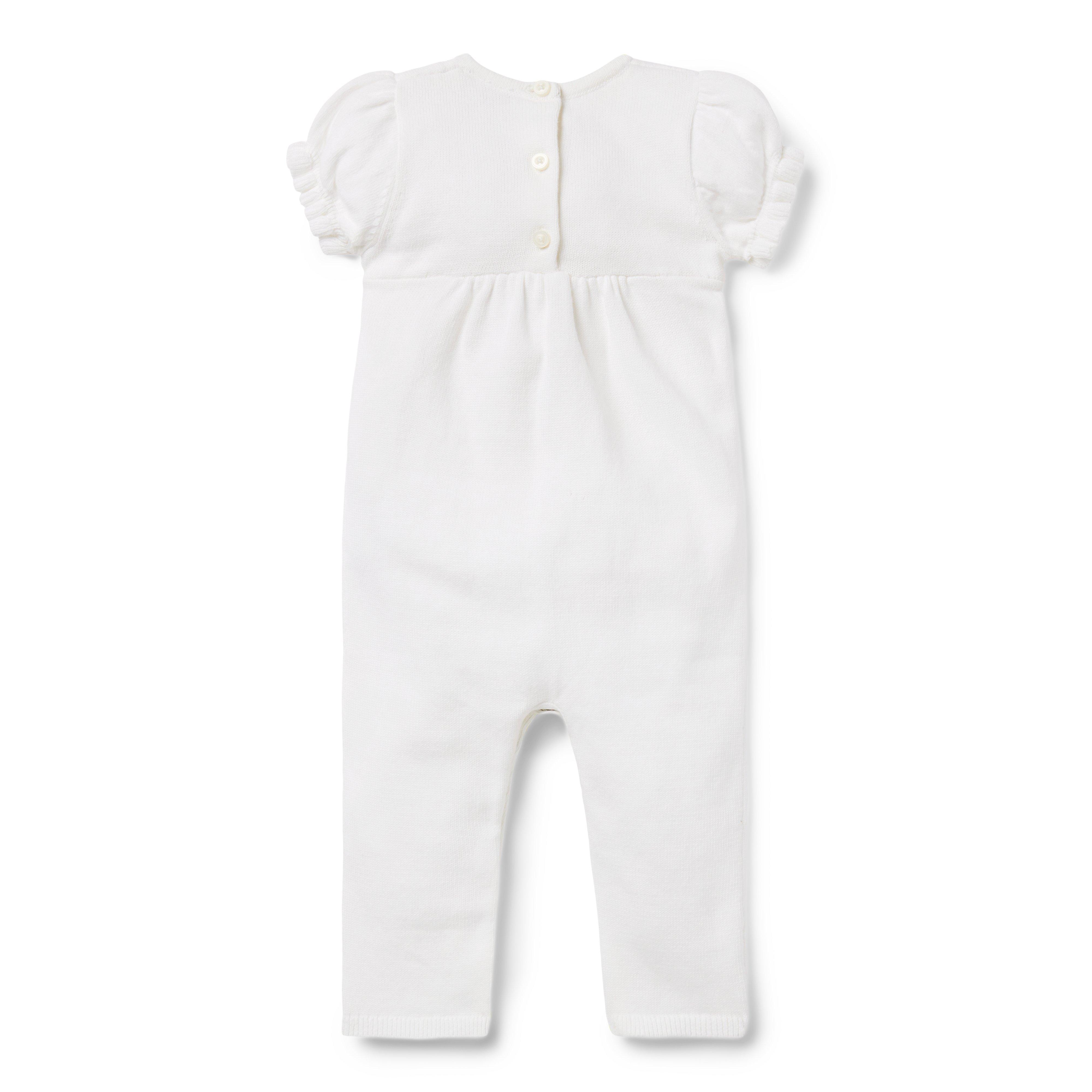 Baby Embroidered Rose One-Piece image number 1