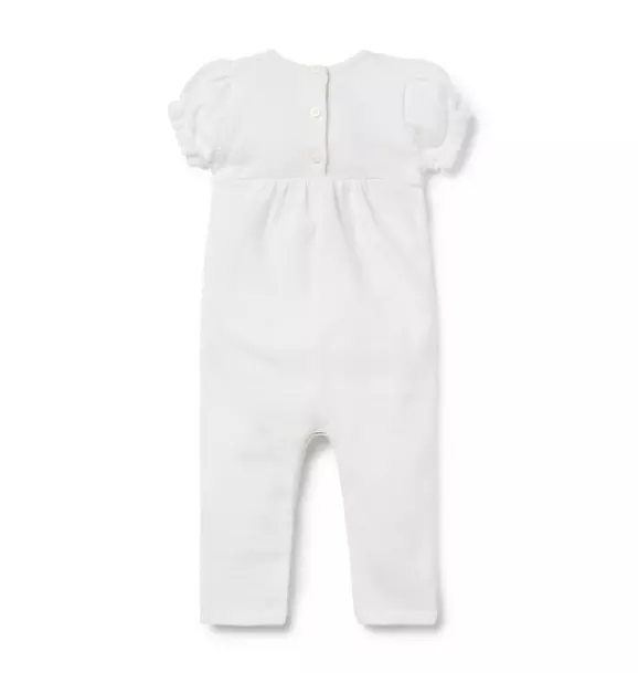Baby Embroidered Rose One-Piece image number 1