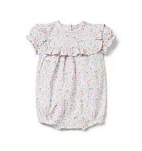 Baby Floral Pointelle Romper