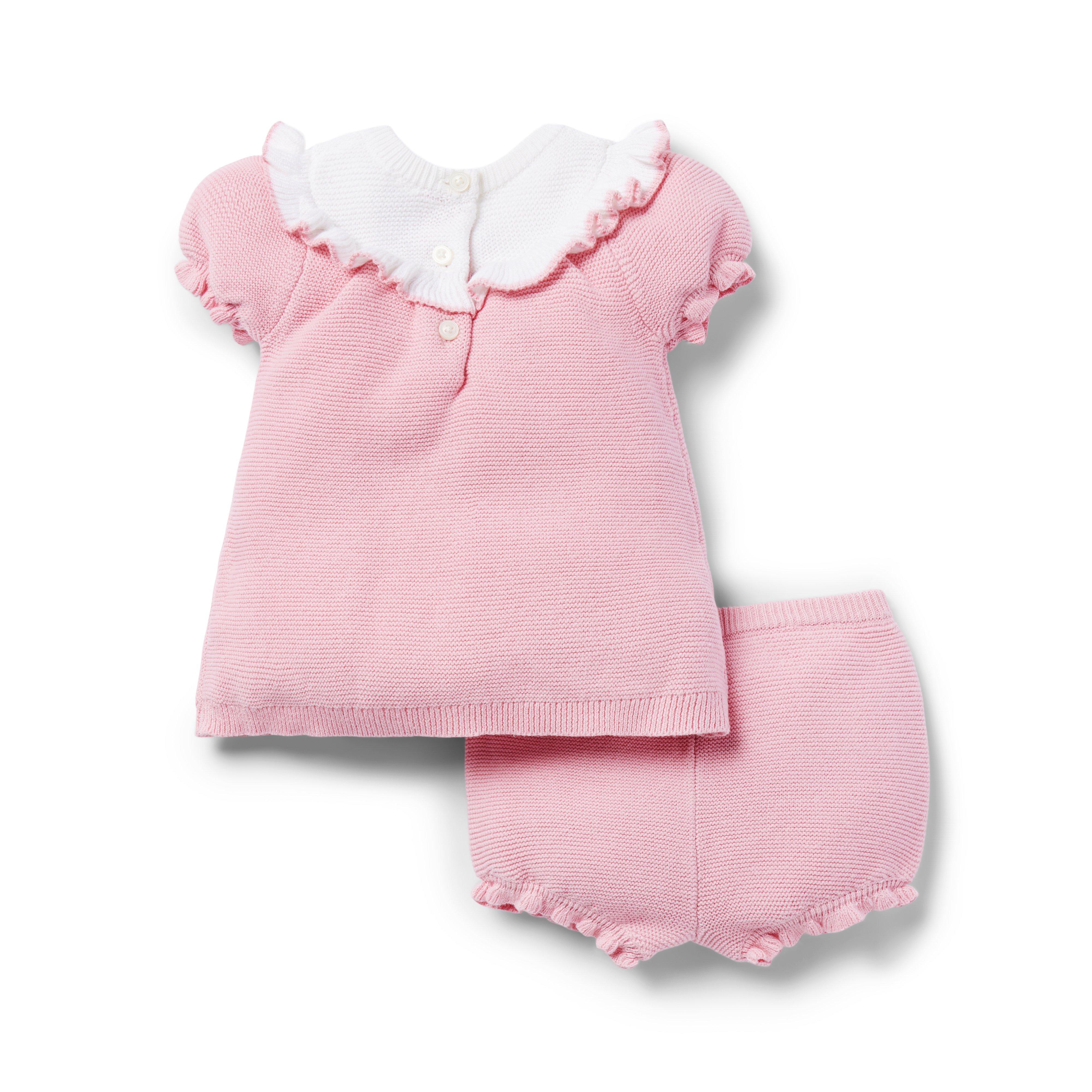 Baby Textured Ruffle Matching Set