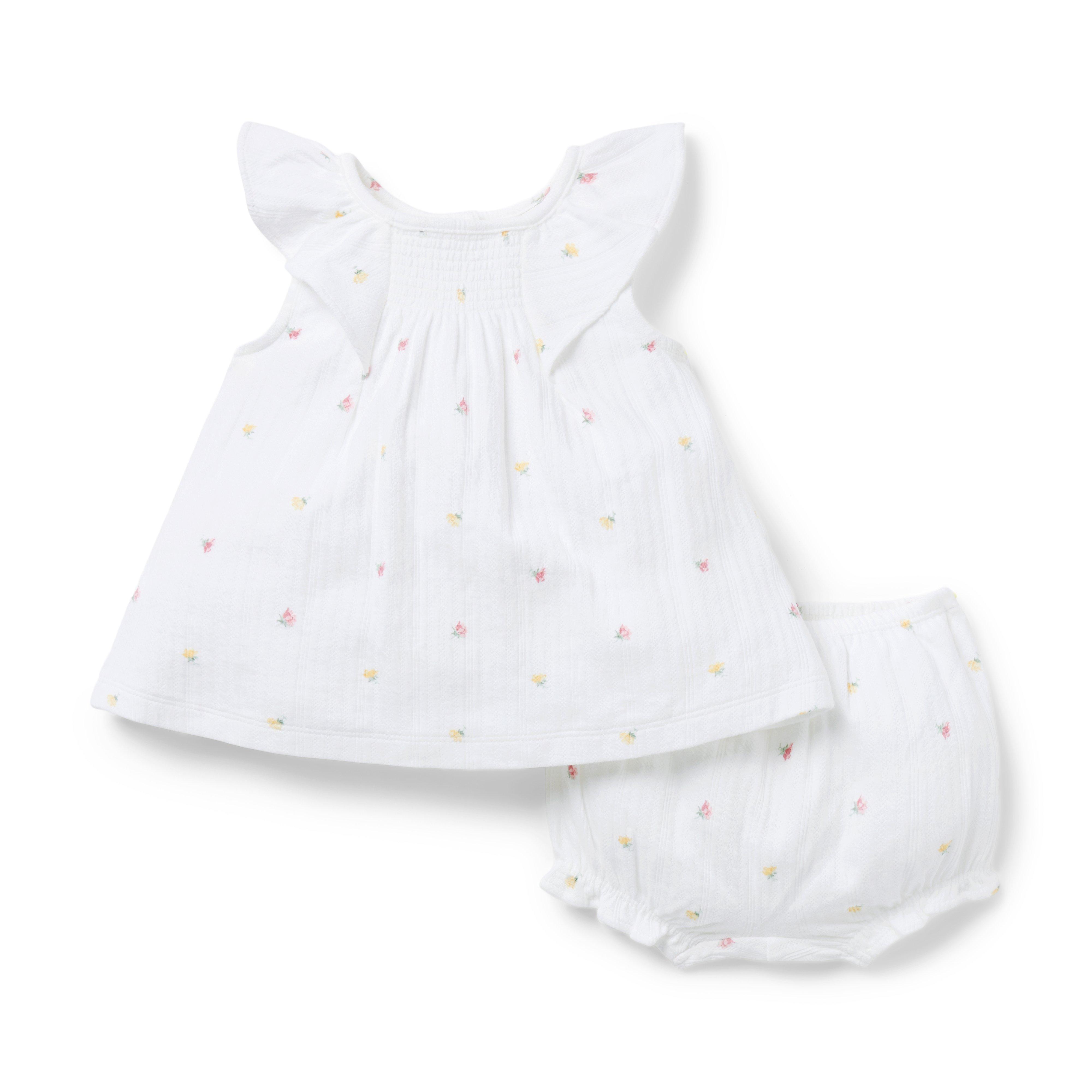 Baby Rose Pointelle Matching Set