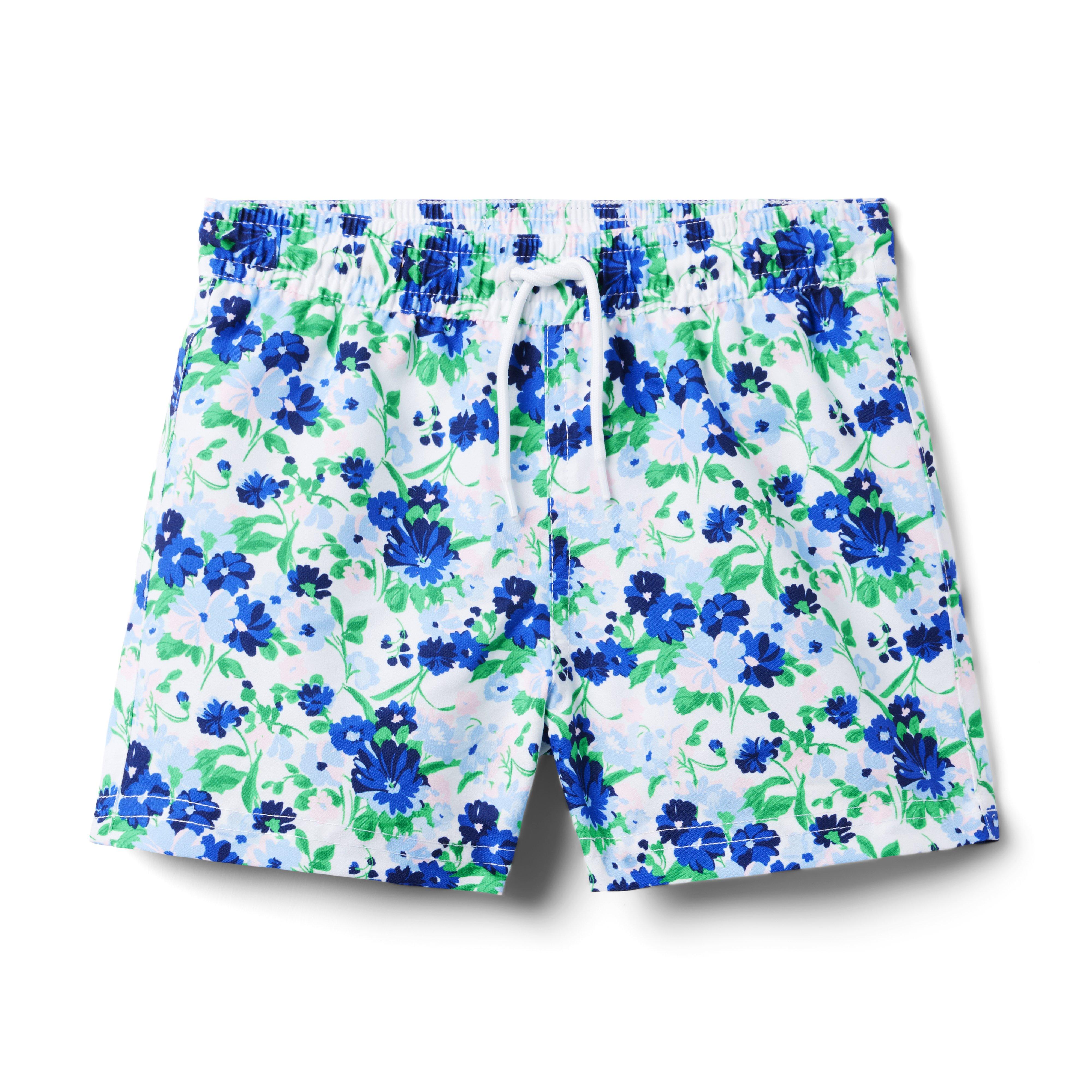 Recycled Floral Swim Trunk image number 0