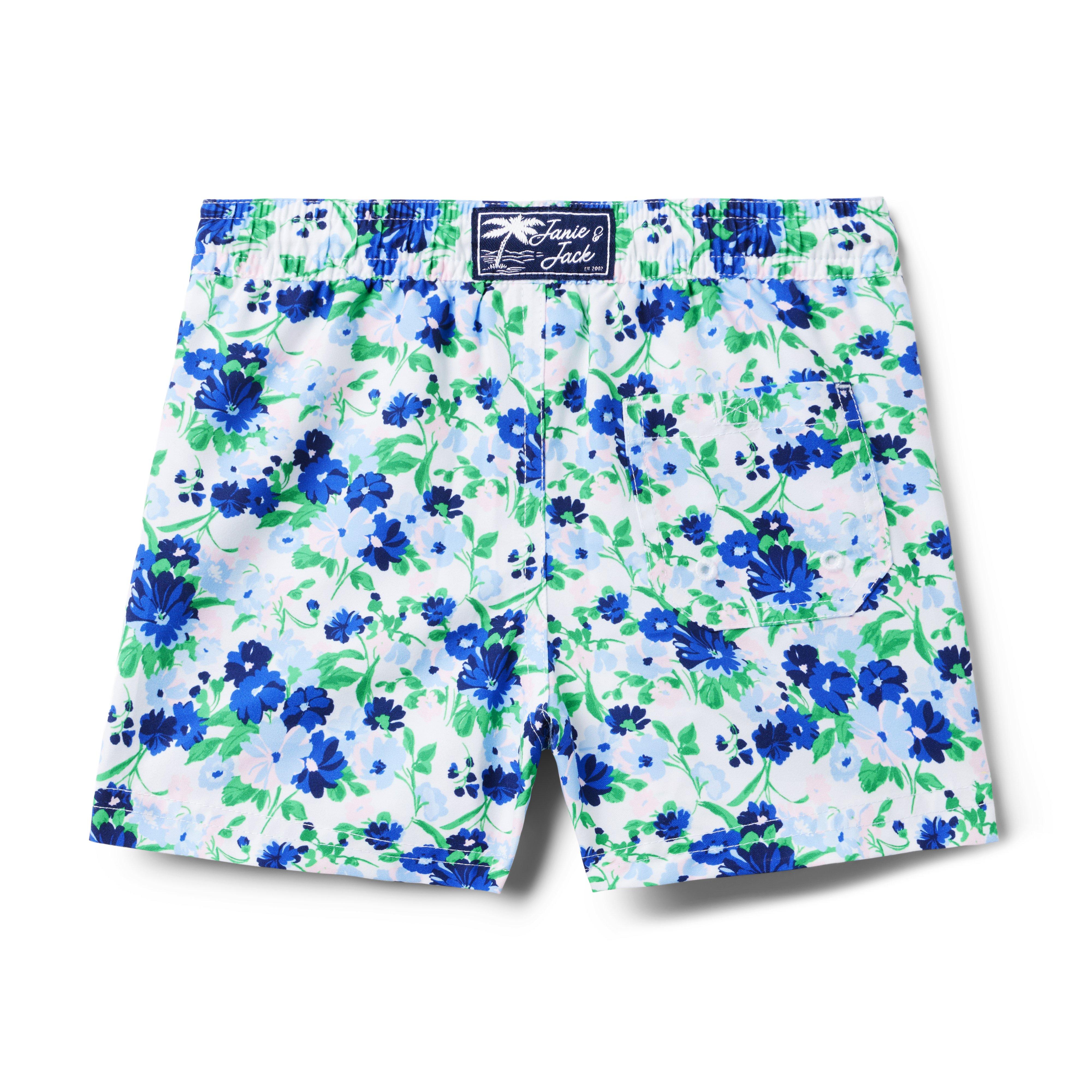 Recycled Floral Swim Trunk image number 1