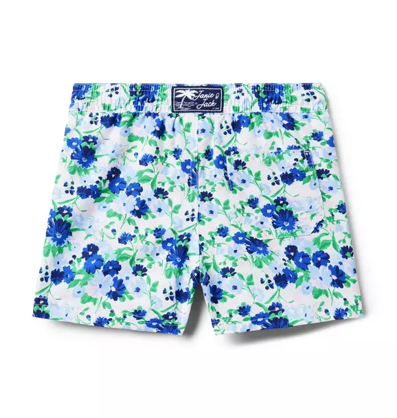 Recycled Floral Swim Trunk image number 1