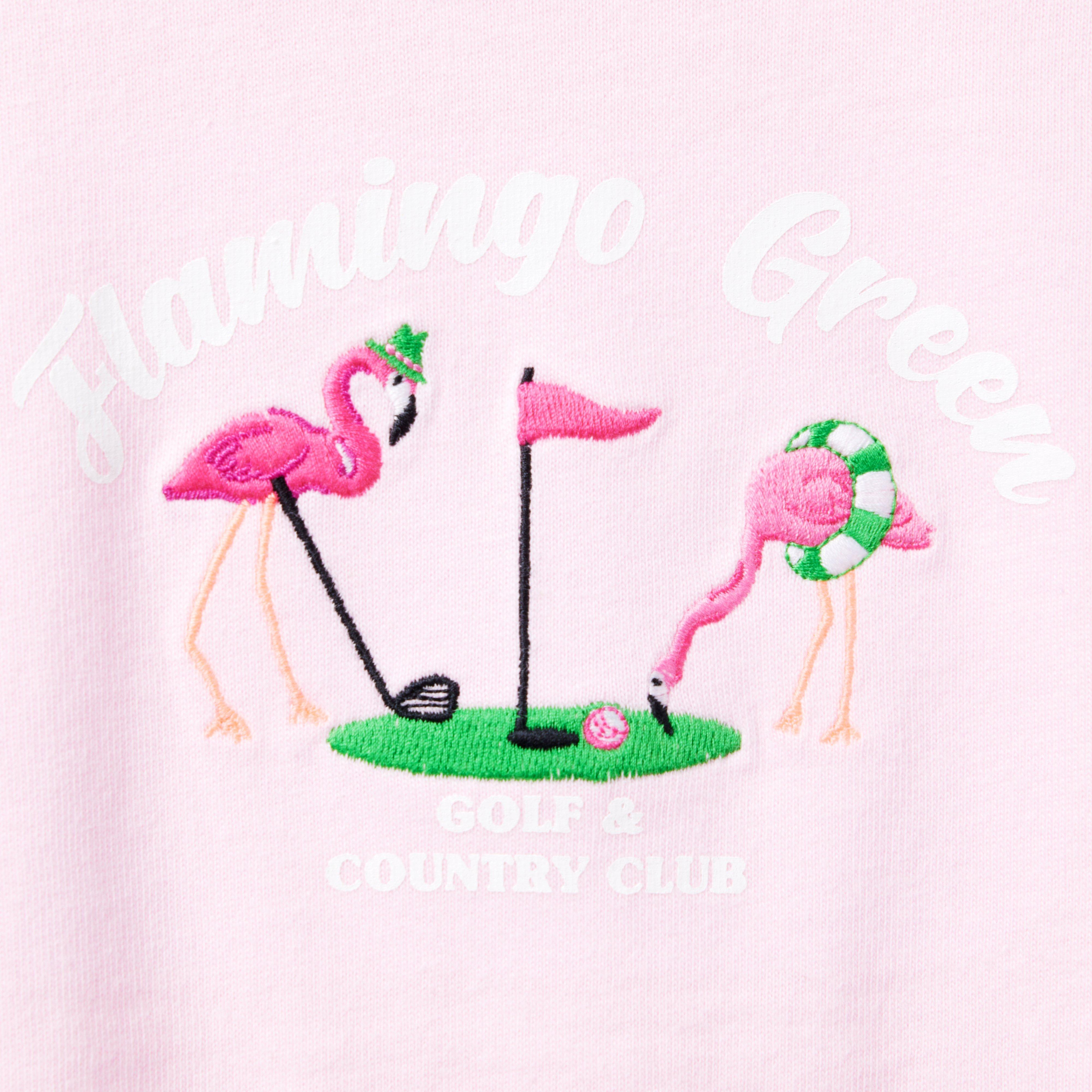 Embroidered Flamingo Golf Tee