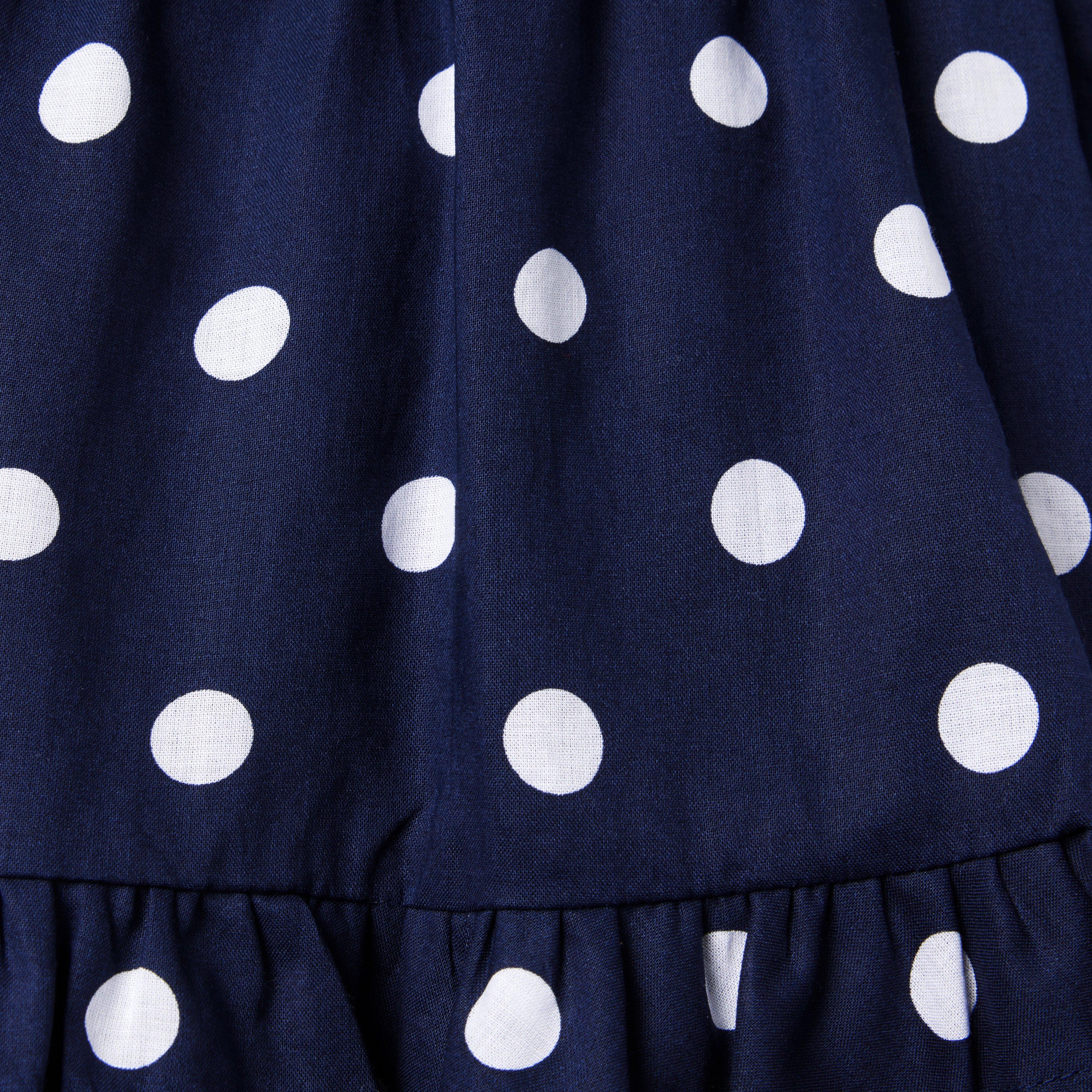 Girl Merchant Marine Dot The Spot On Style Dress by Janie and Jack