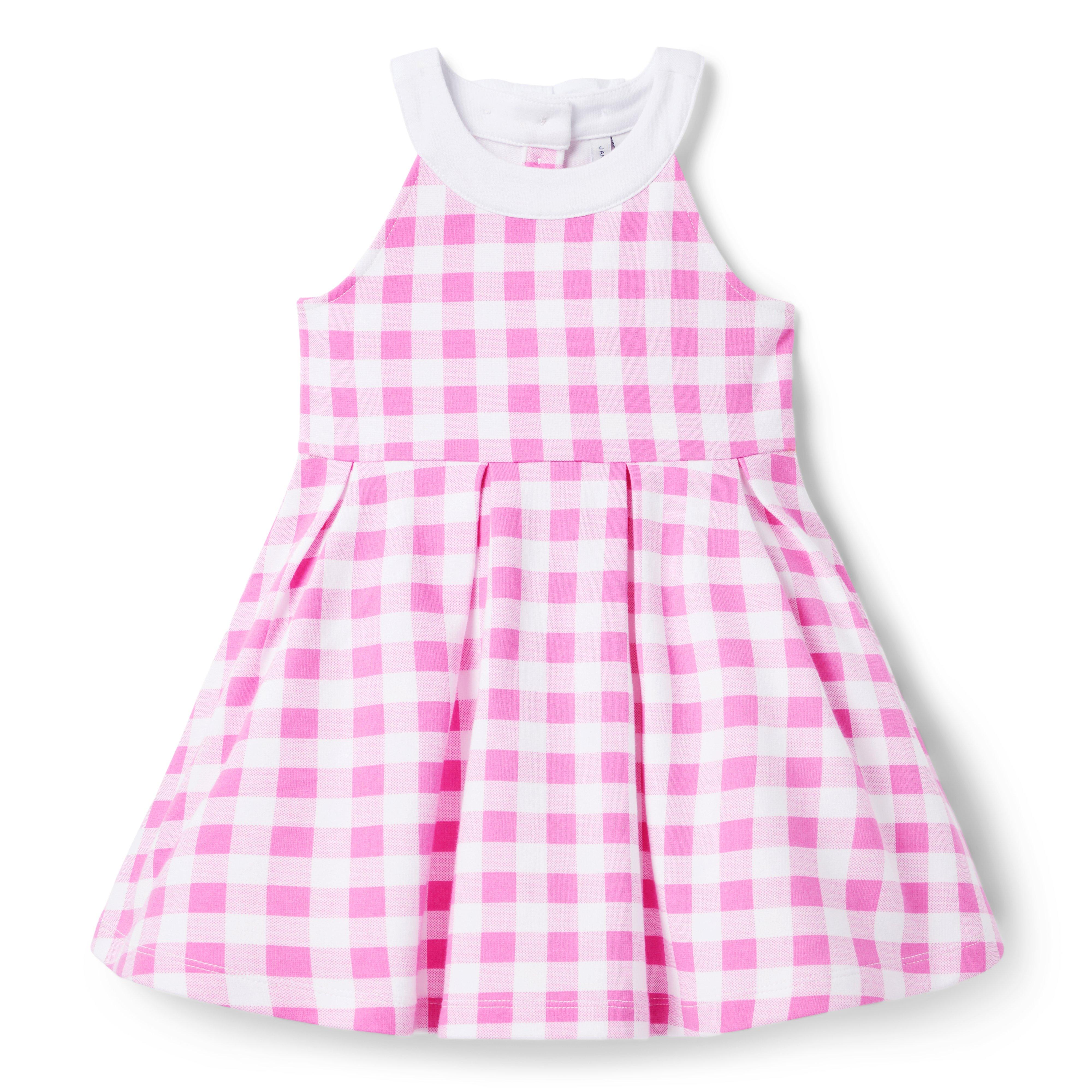 Gingham Ponte Dress