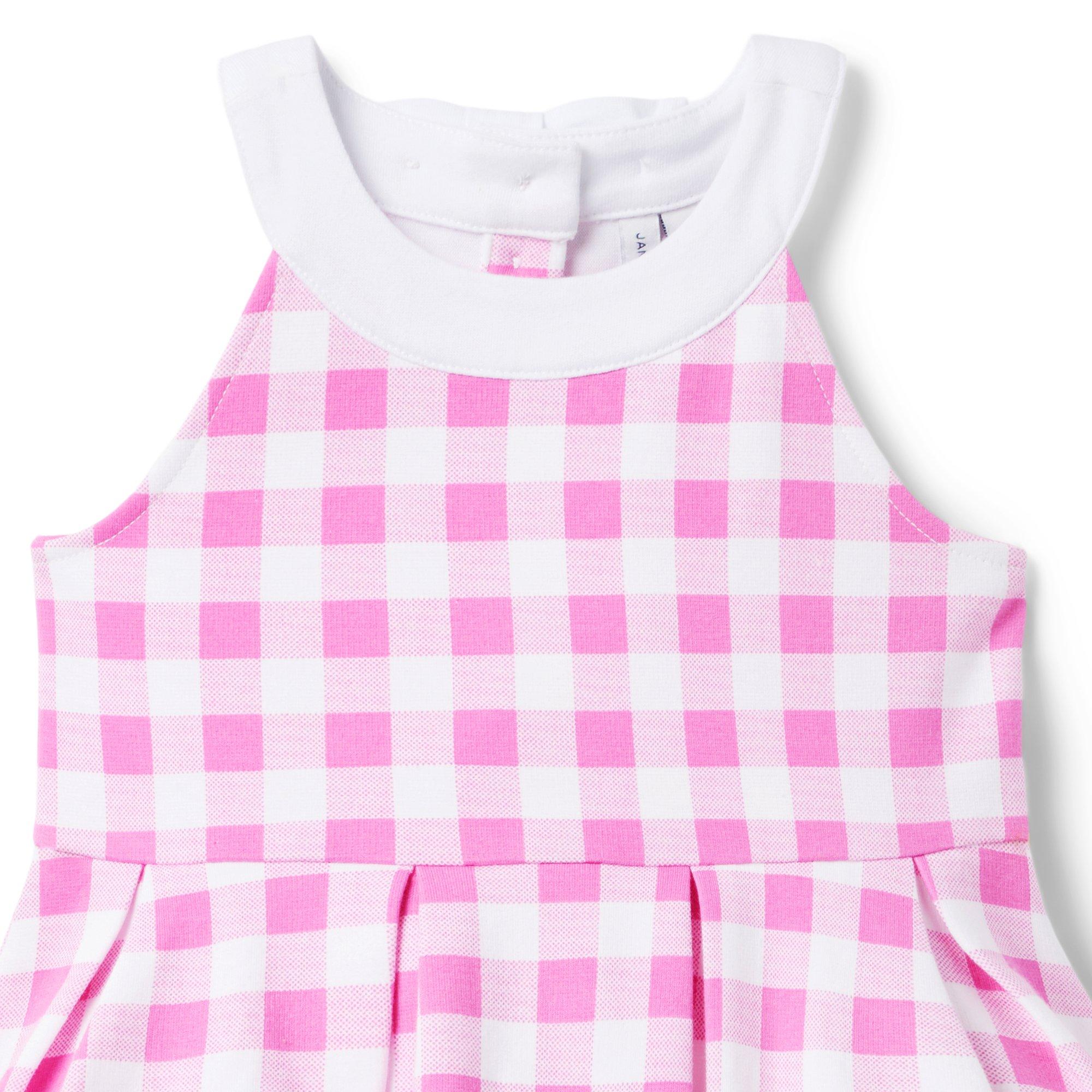 Gingham Ponte Dress