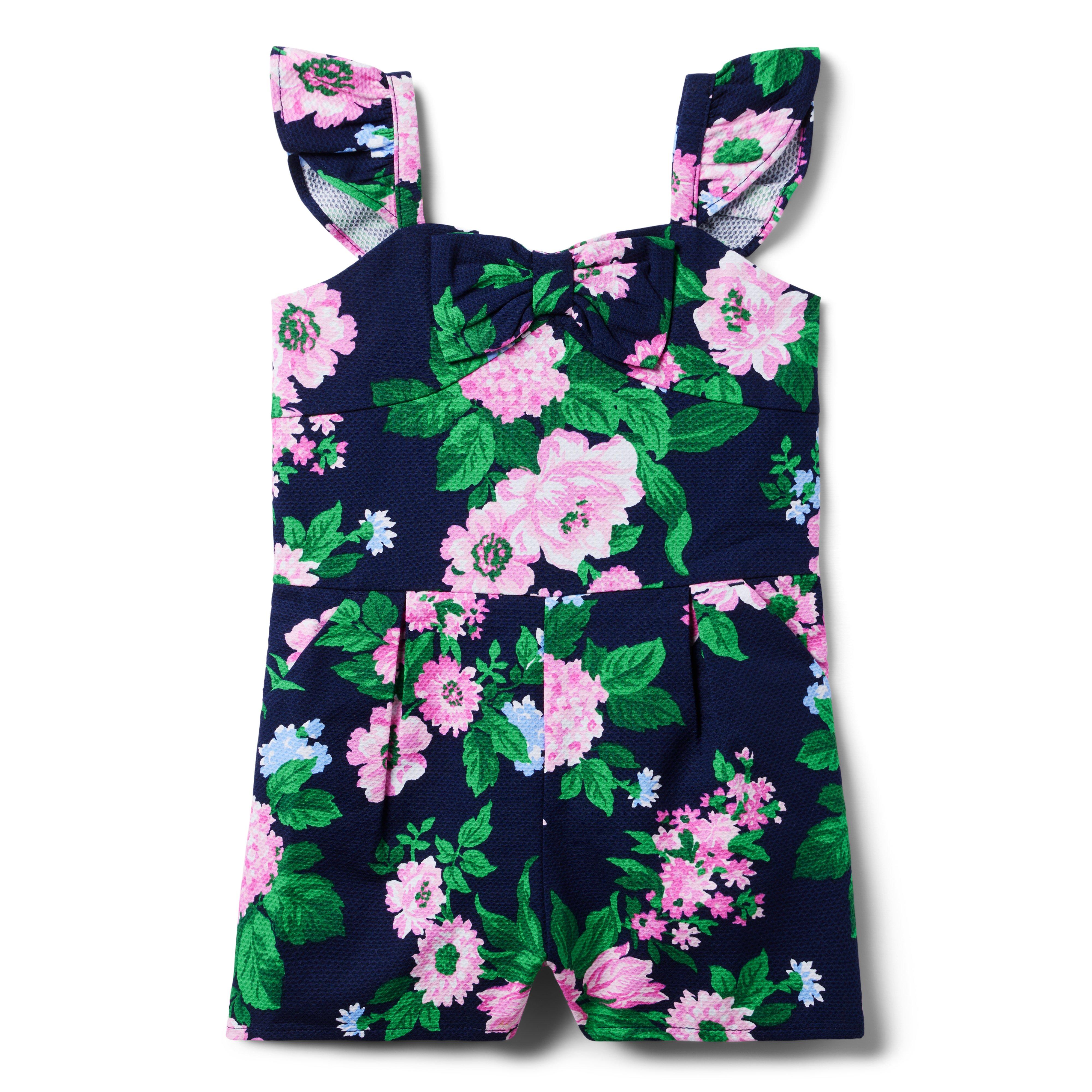 Floral Pique Romper