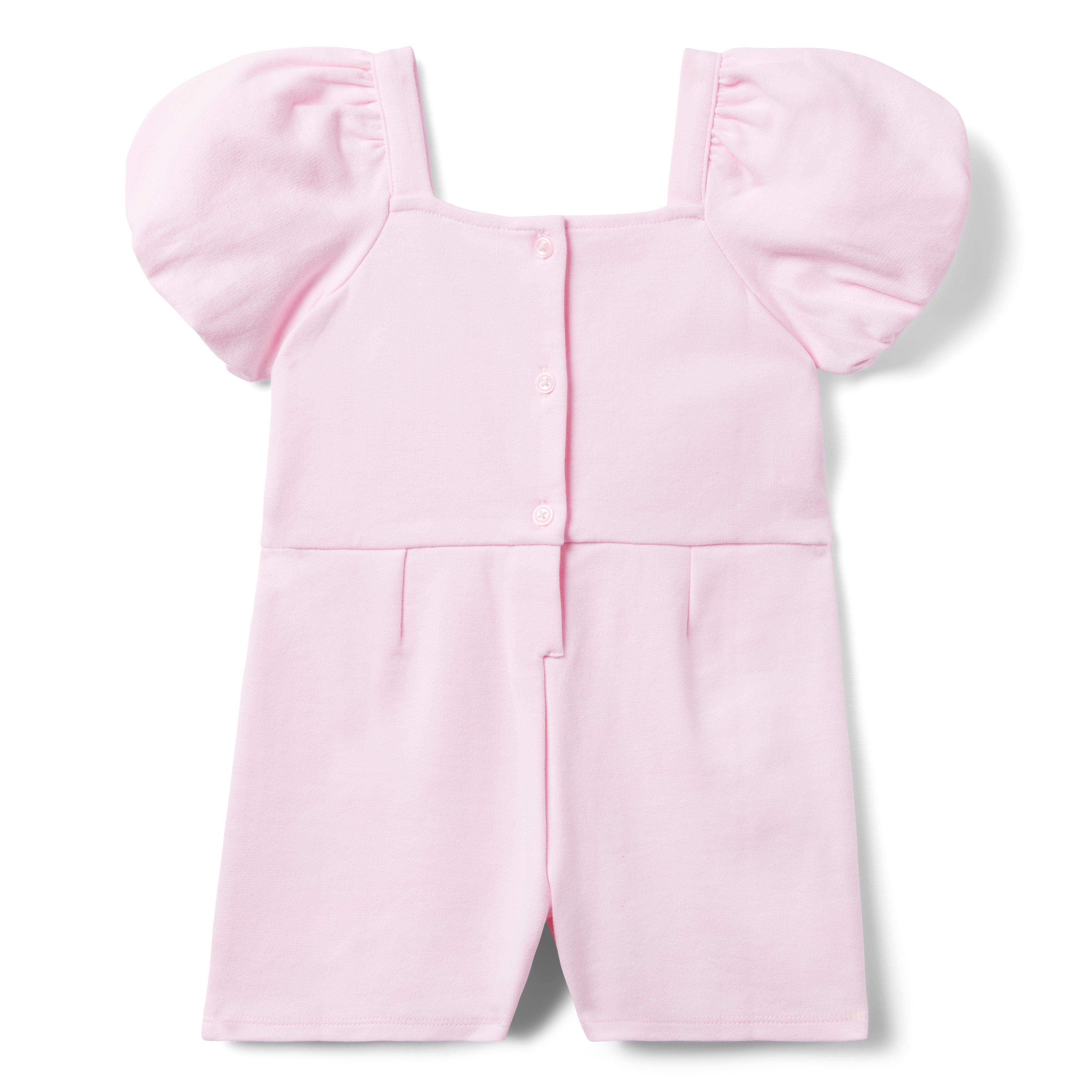 Puff Sleeve Ponte Romper - children image number 1