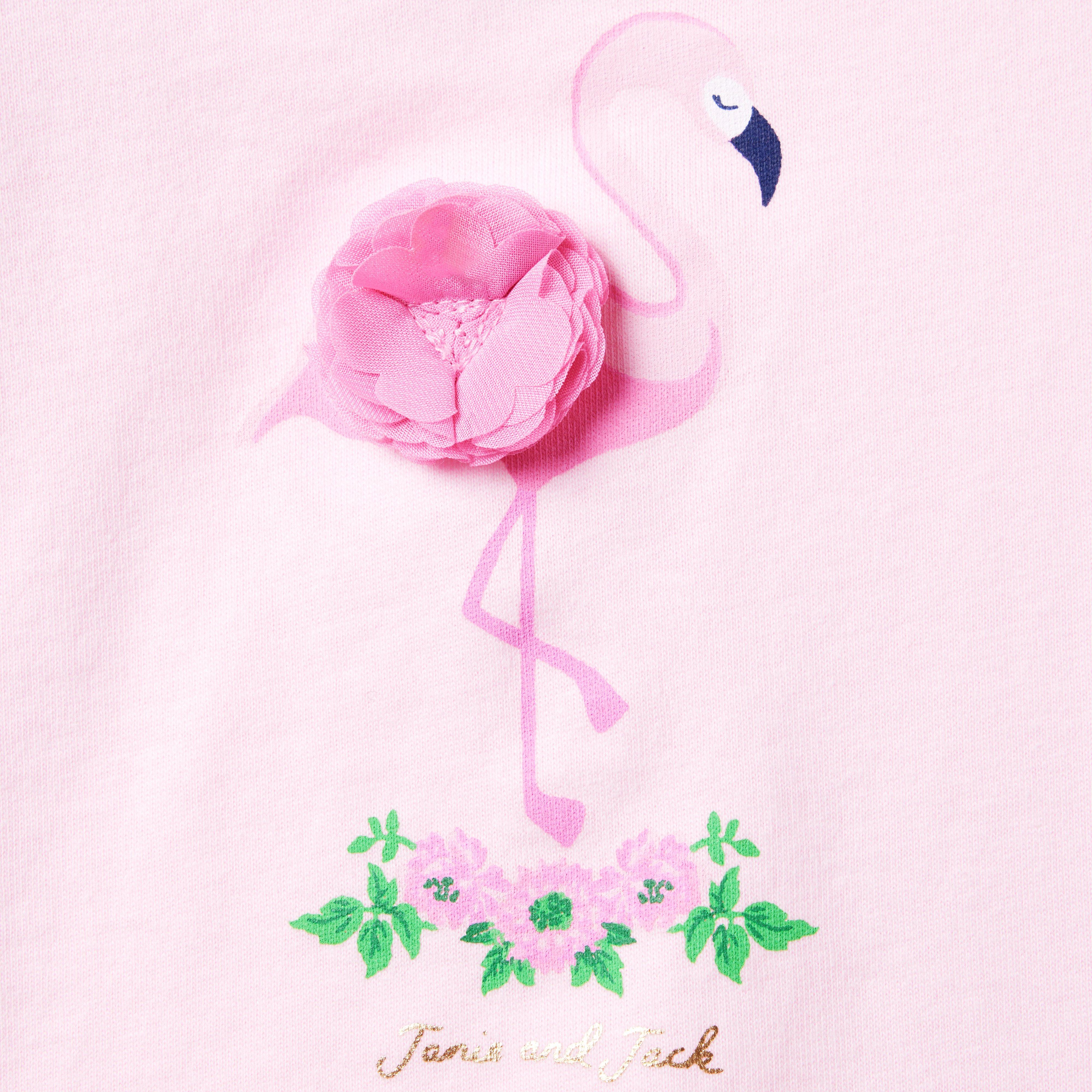 Flamingo Puff Sleeve Tee image number 2