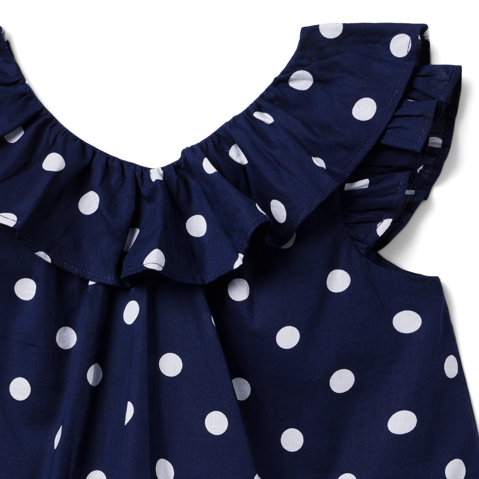 Dot Flutter Sleeve Top image number 2
