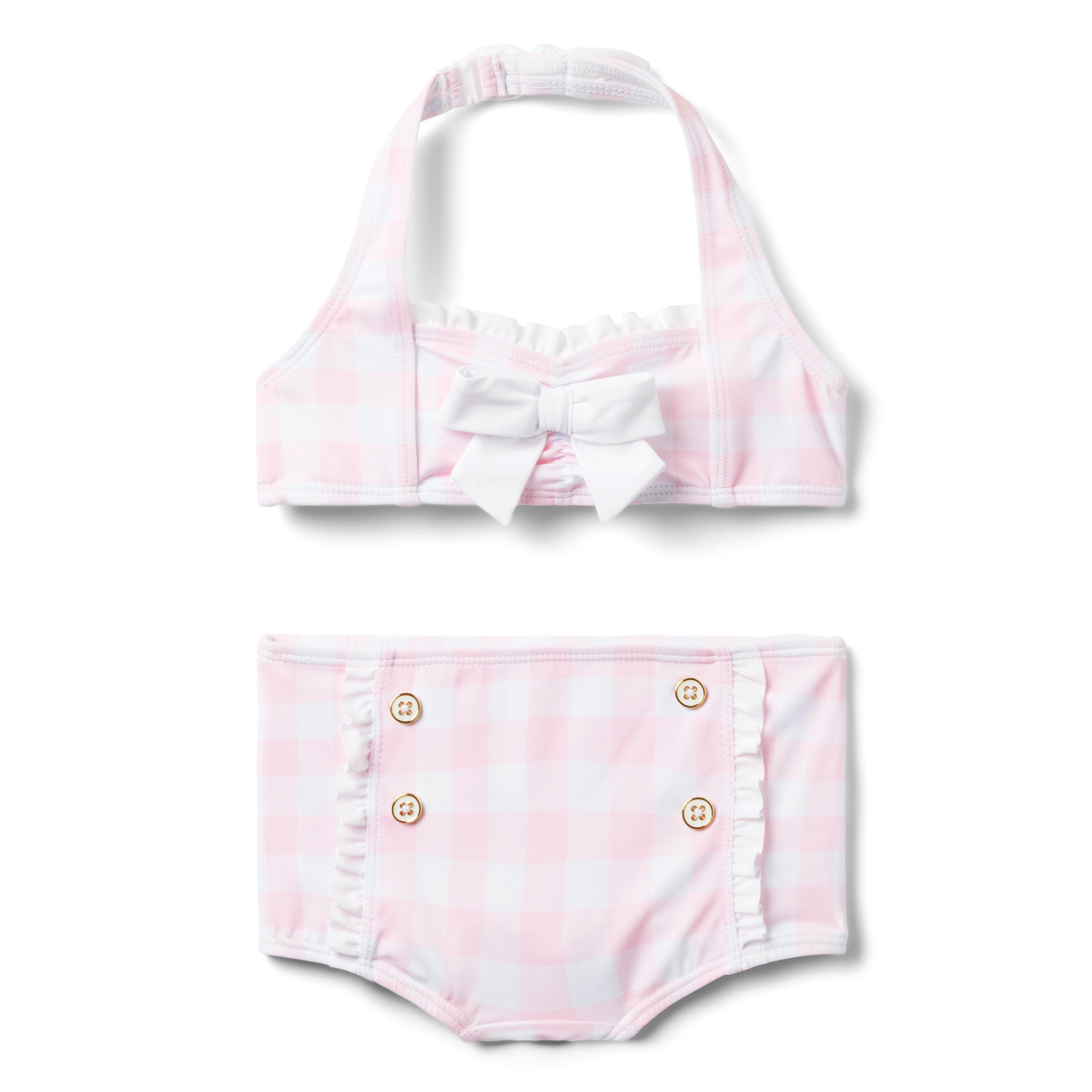 Baby girl best sale gingham swimsuit