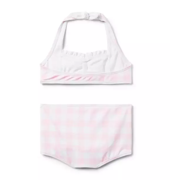 Recycled Gingham 2-Piece Swimsuit image number 1