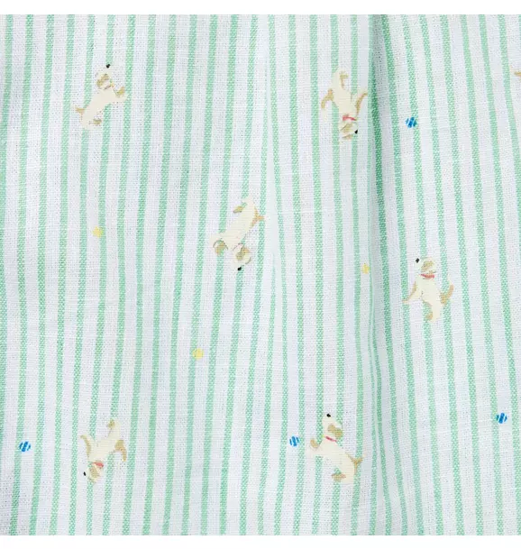 Baby Linen-Cotton Cabana Matching Set image number 2