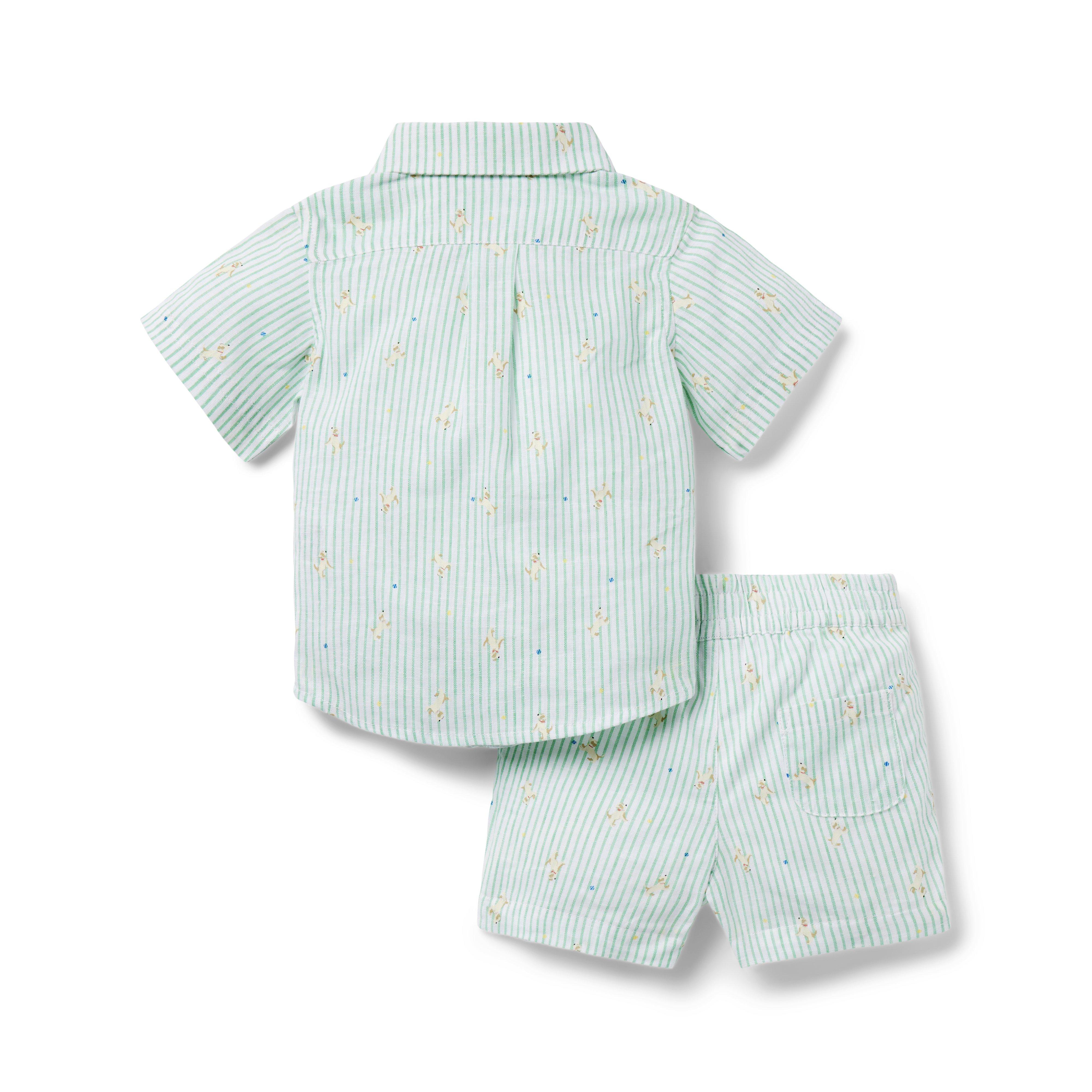 Baby Linen-Cotton Cabana Matching Set image number 1