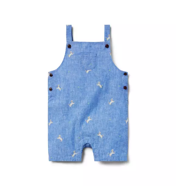 Baby Dog Linen-Cotton Overall image number 0