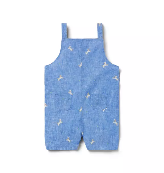 Baby Dog Linen-Cotton Overall image number 1
