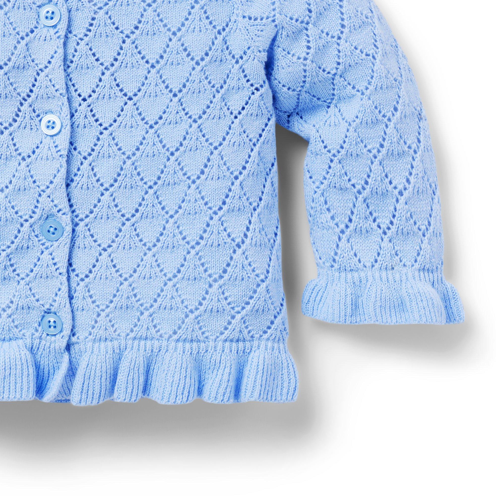 Baby Pointelle Cardigan image number 3