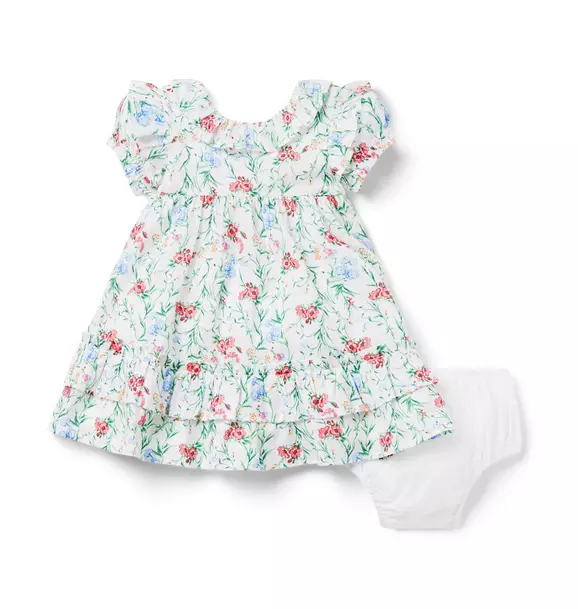 Baby Floral Ruffle Dress image number 2