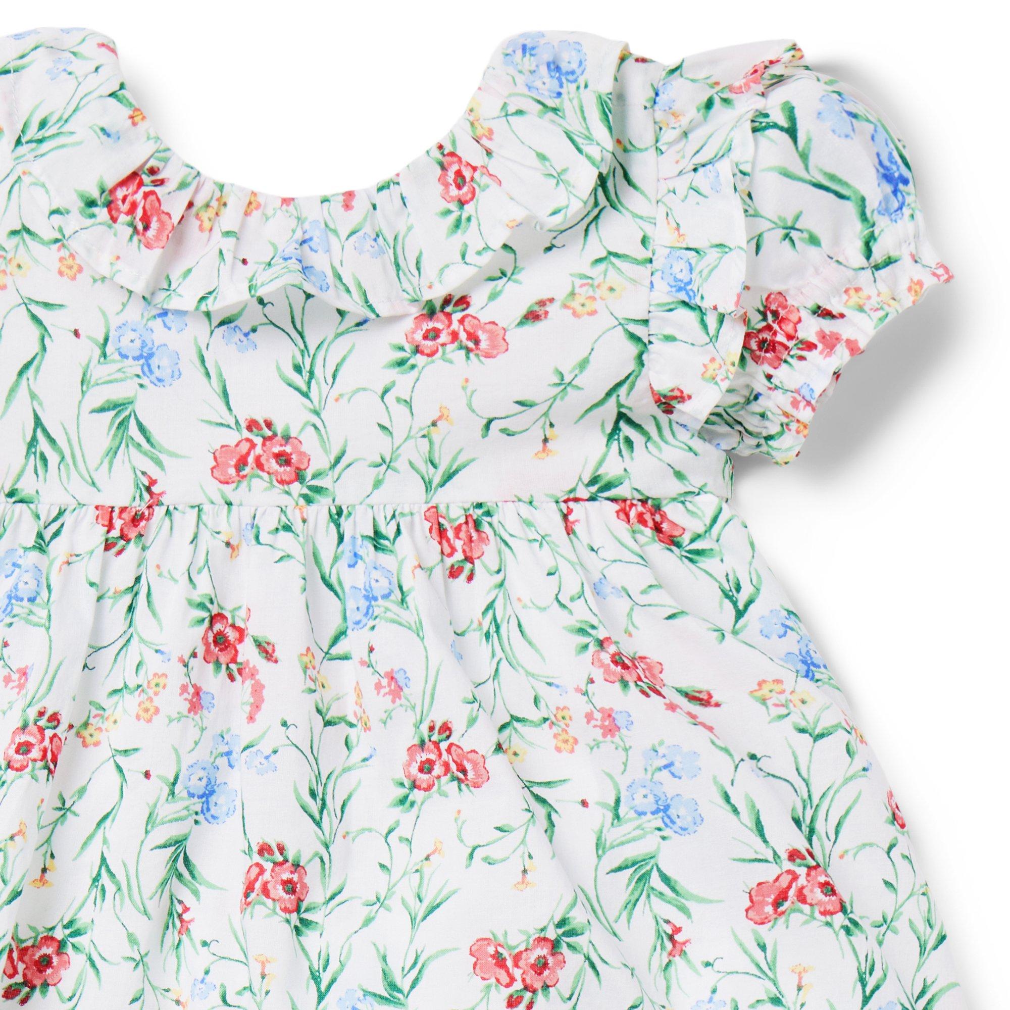 Baby Floral Ruffle Dress image number 4