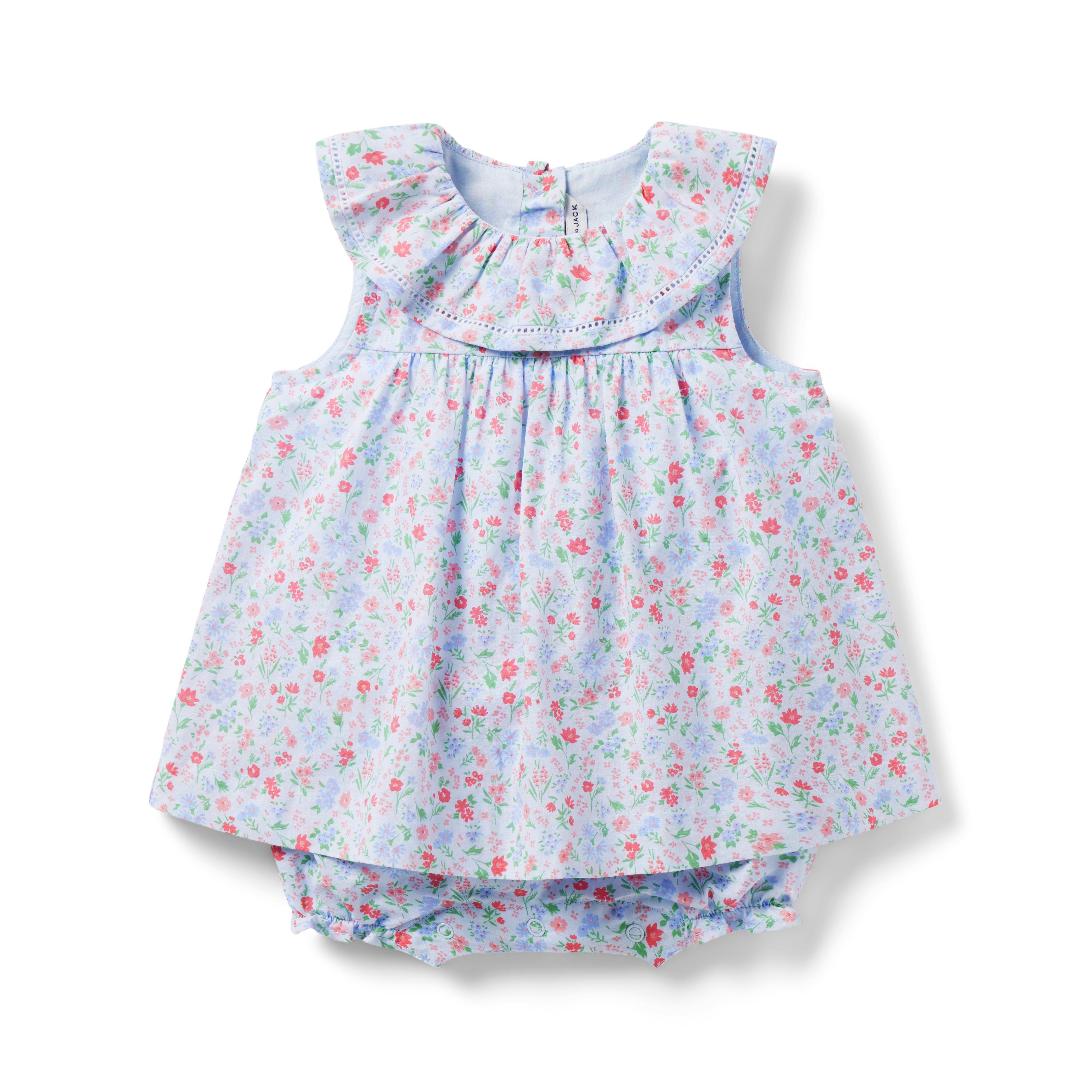 Baby Floral Ruffle Romper