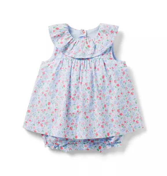 Baby Floral Ruffle Romper image number 0