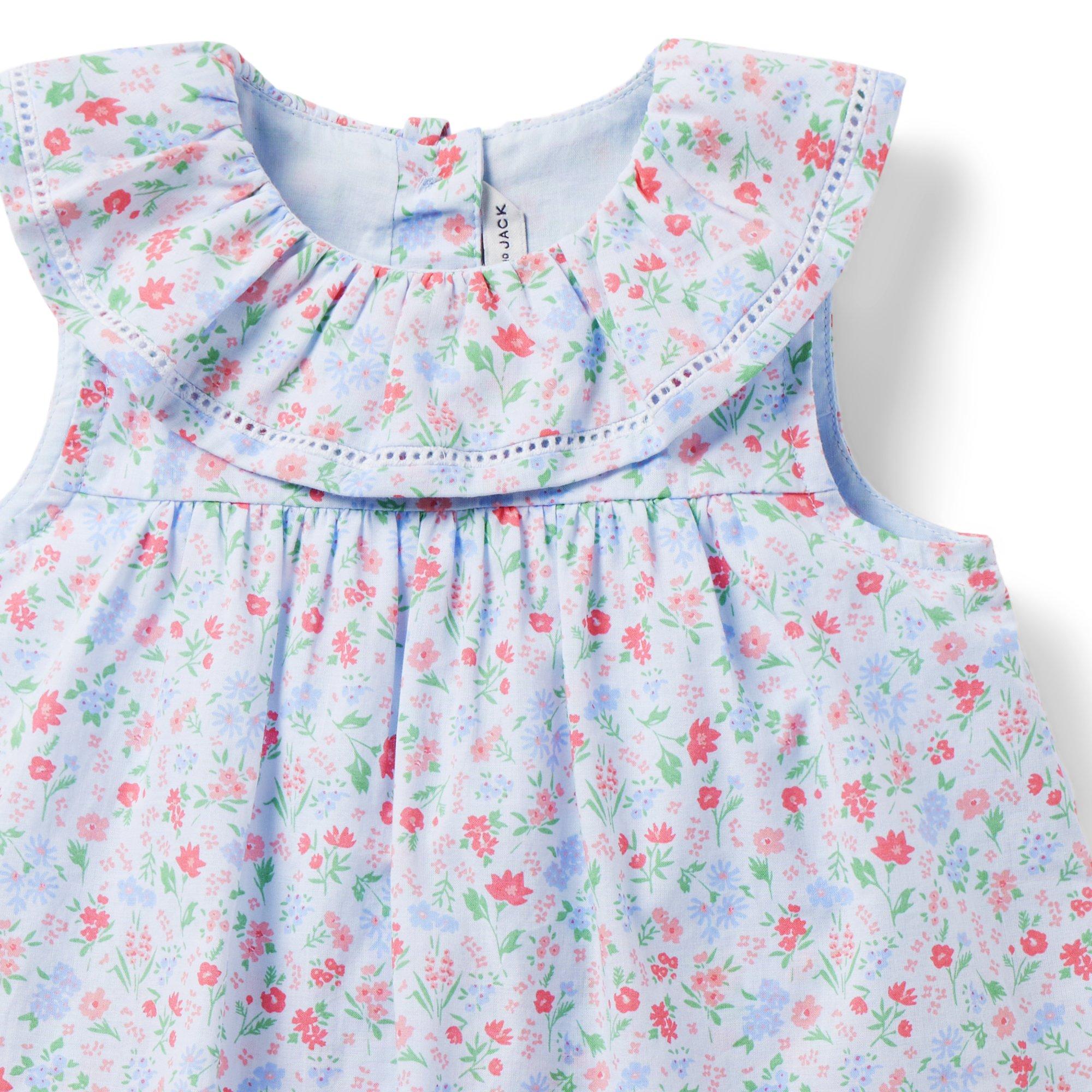 Baby Floral Ruffle Romper image number 3