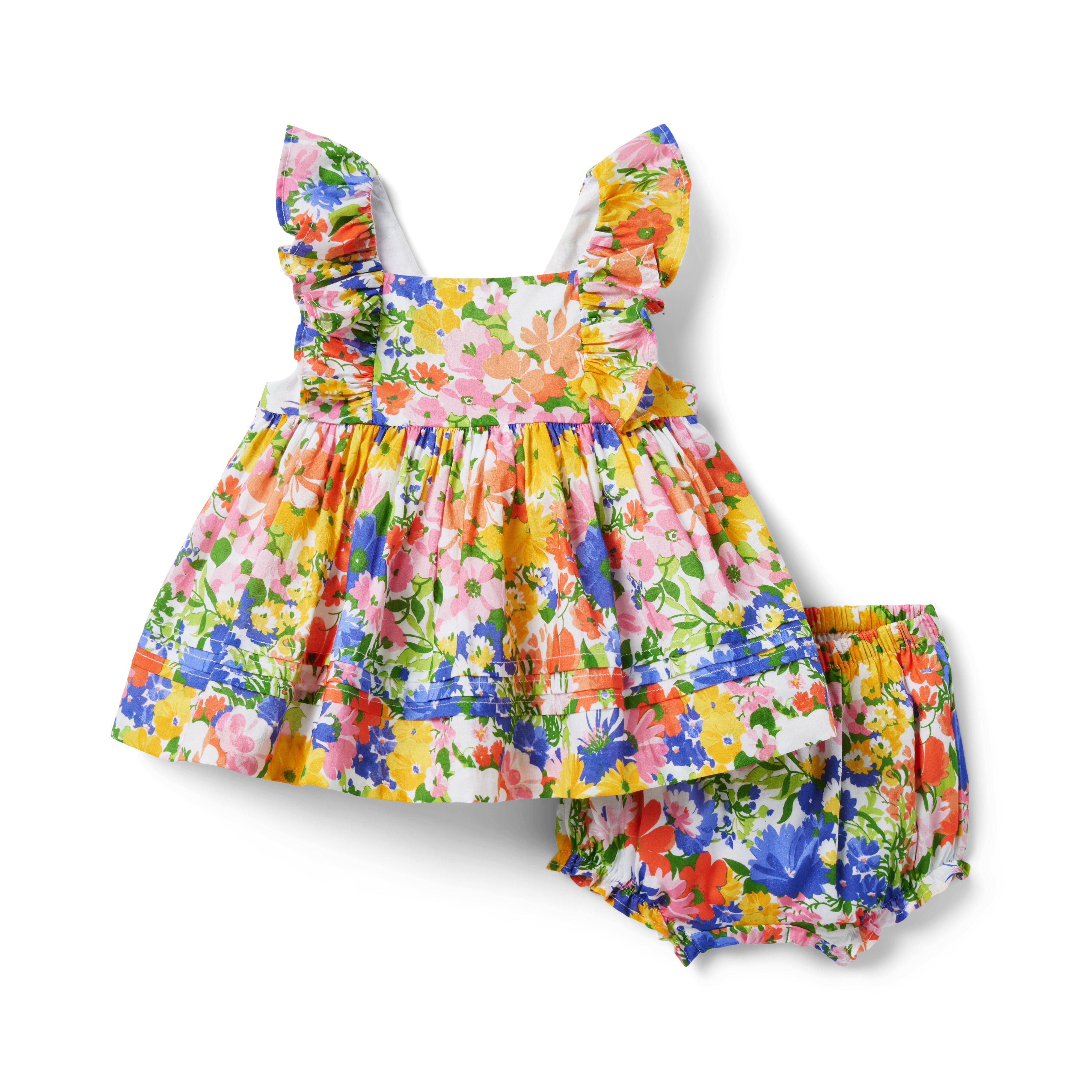 Baby Floral Ruffle Matching Set image number 0