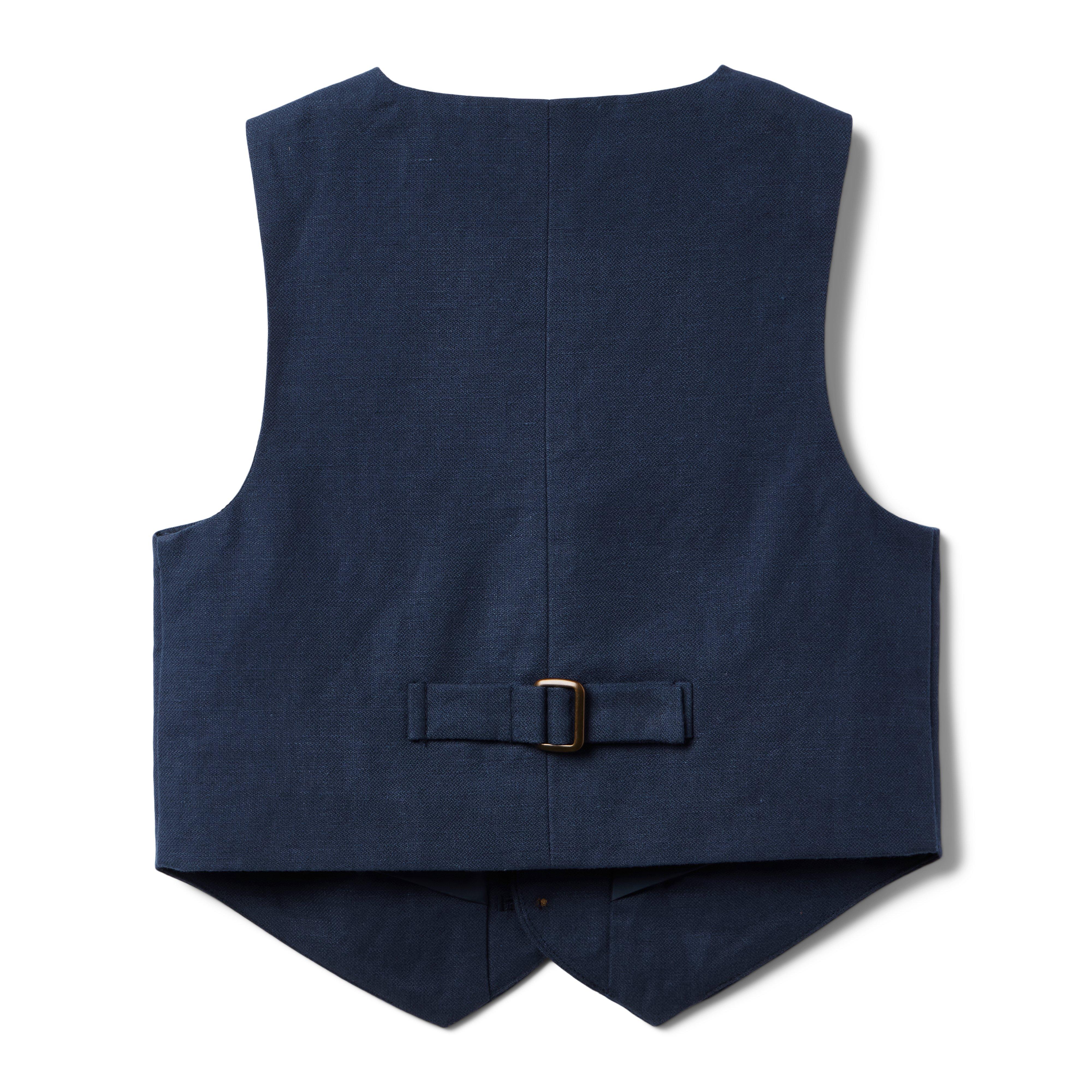 Linen-Cotton Suit Vest image number 1