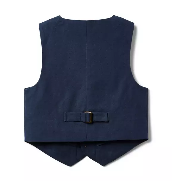 Linen-Cotton Suit Vest image number 1