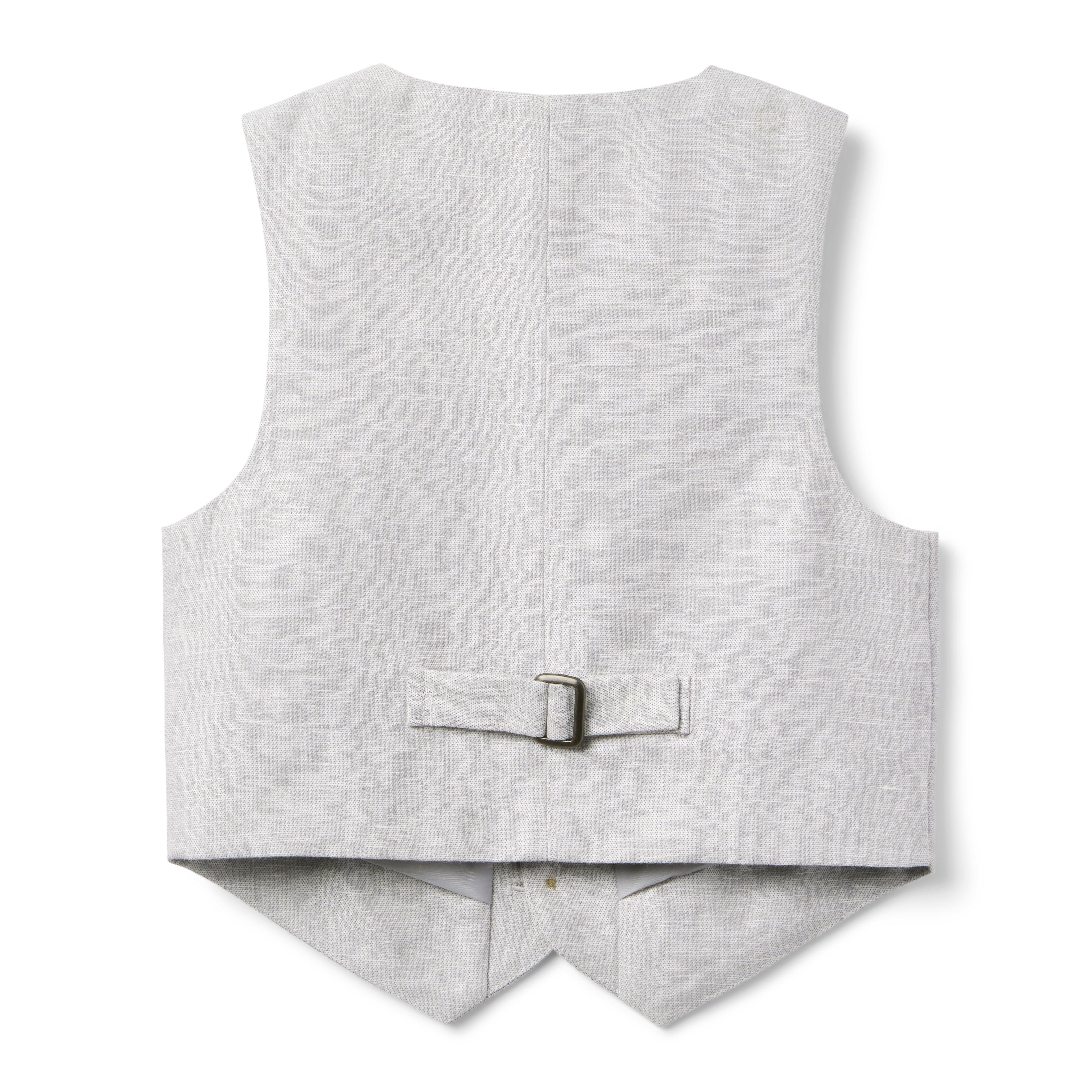 Linen-Cotton Suit Vest image number 1