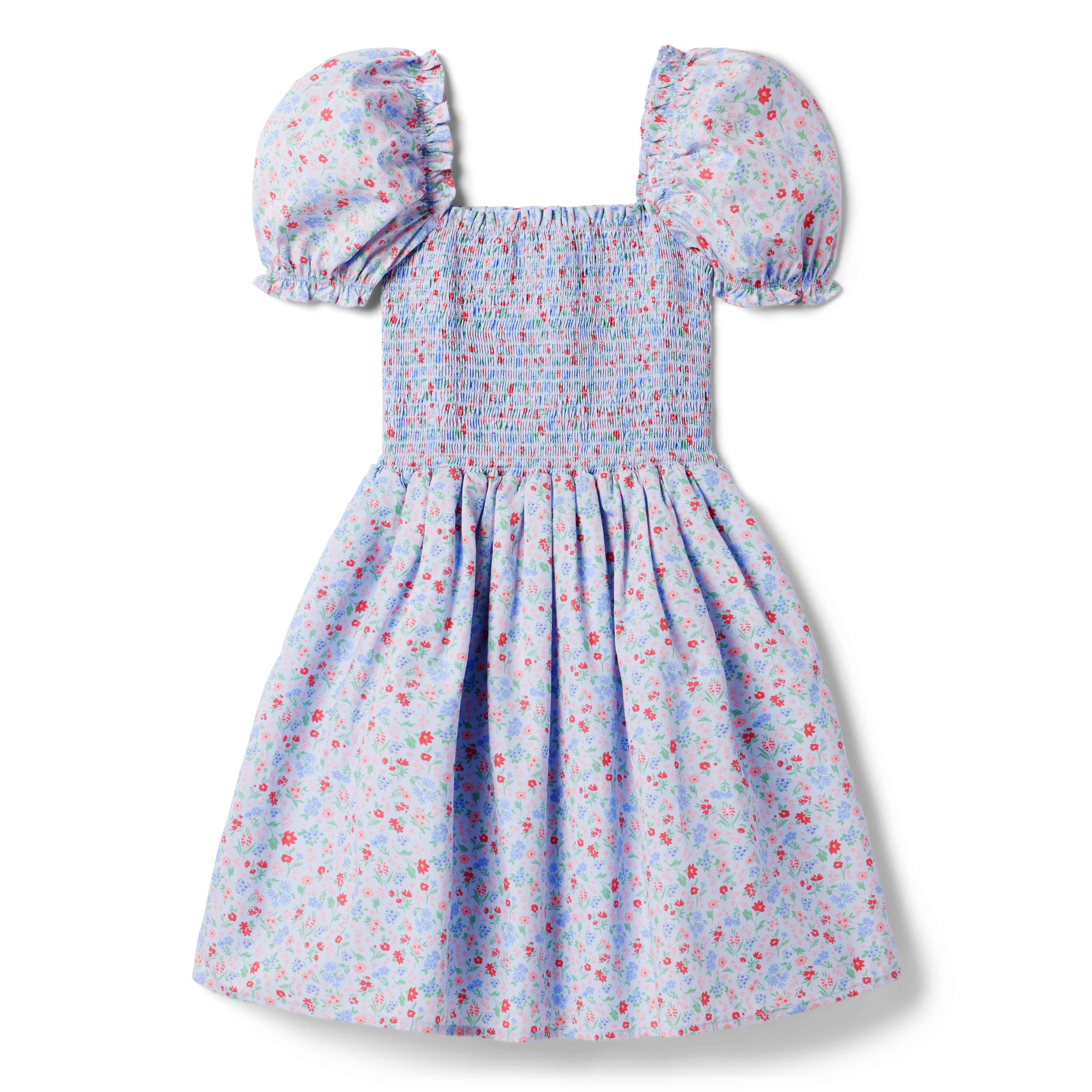 The Grace Smocked Puff Sleeve Dress image number 0