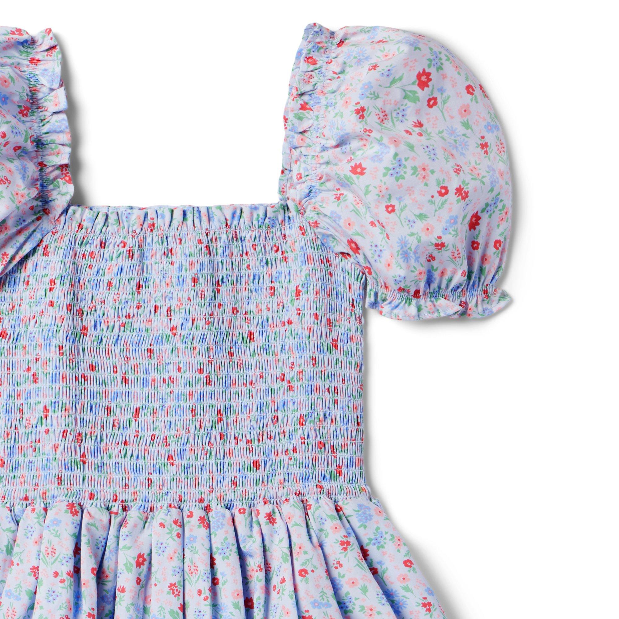 The Grace Smocked Puff Sleeve Dress