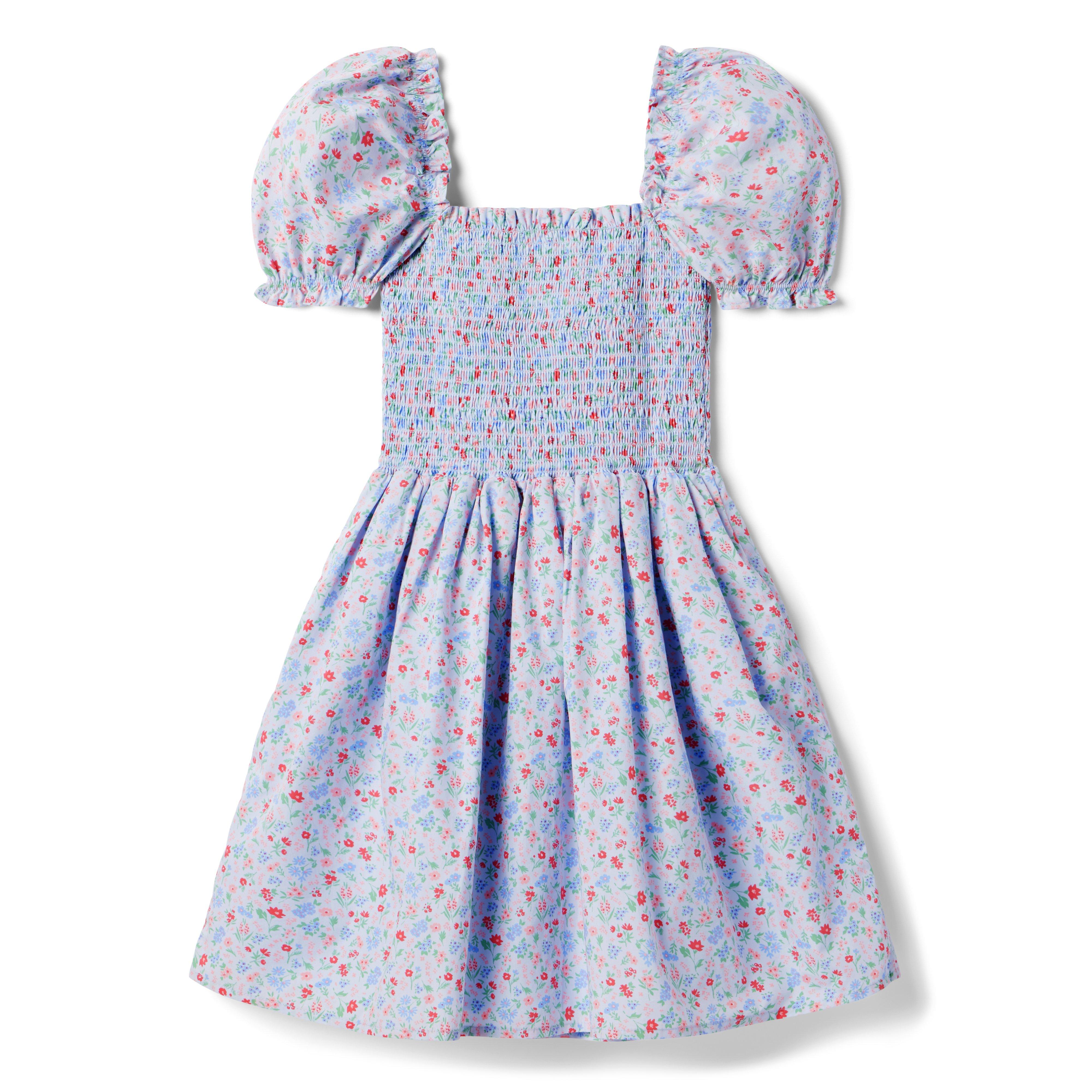 The Grace Smocked Puff Sleeve Dress image number 1