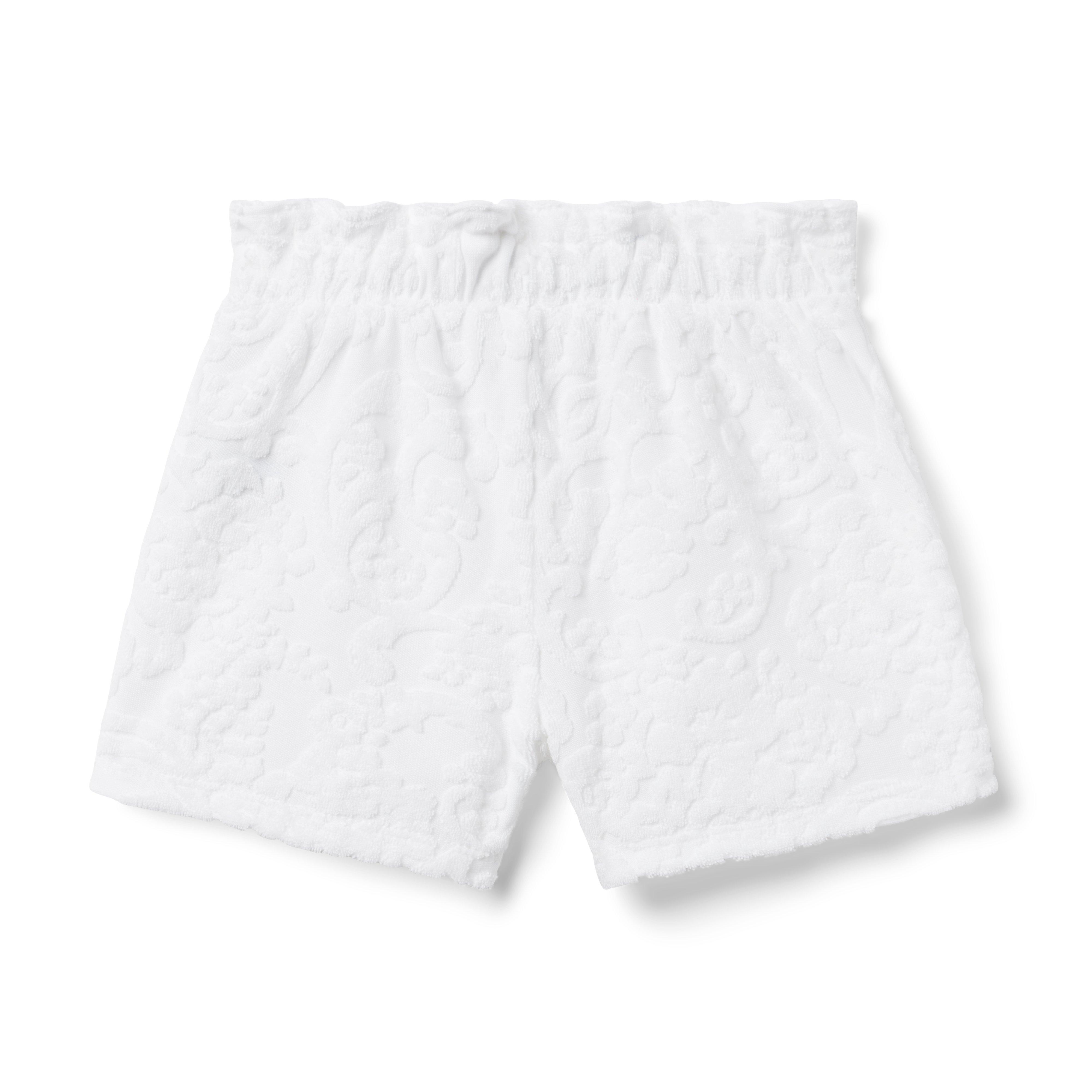 Terry jacquard logo store short