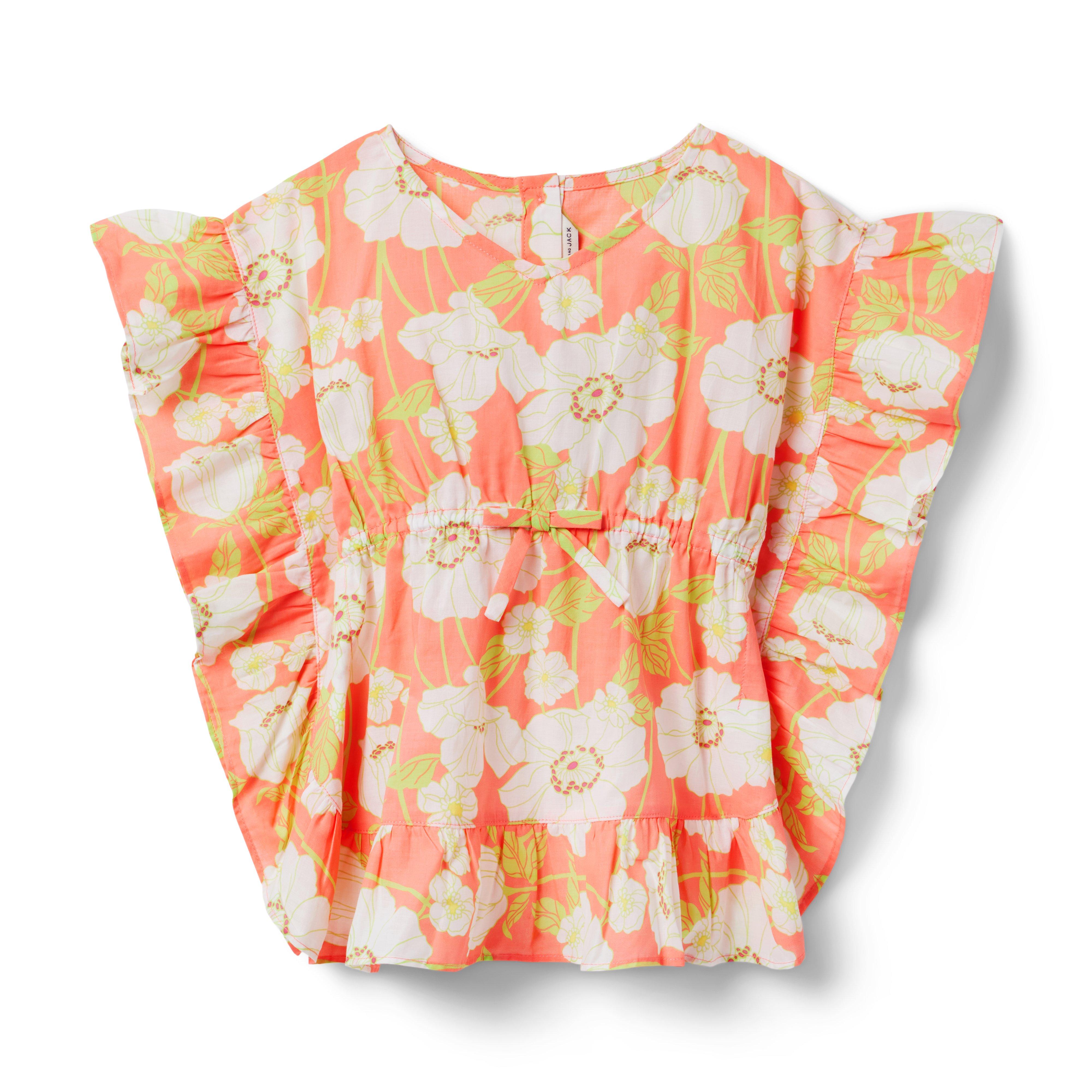 The Floral Frills Swim Cover-Up image number 0