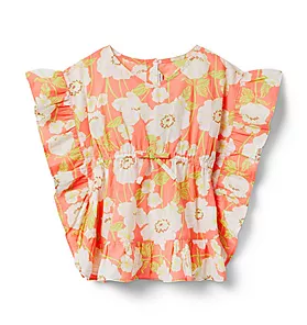The Floral Frills Swim Cover-Up