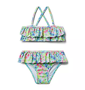 Recycled Floral 2-Piece Swimsuit 