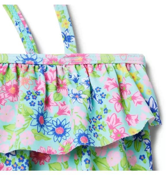 Recycled Floral 2-Piece Swimsuit  image number 2