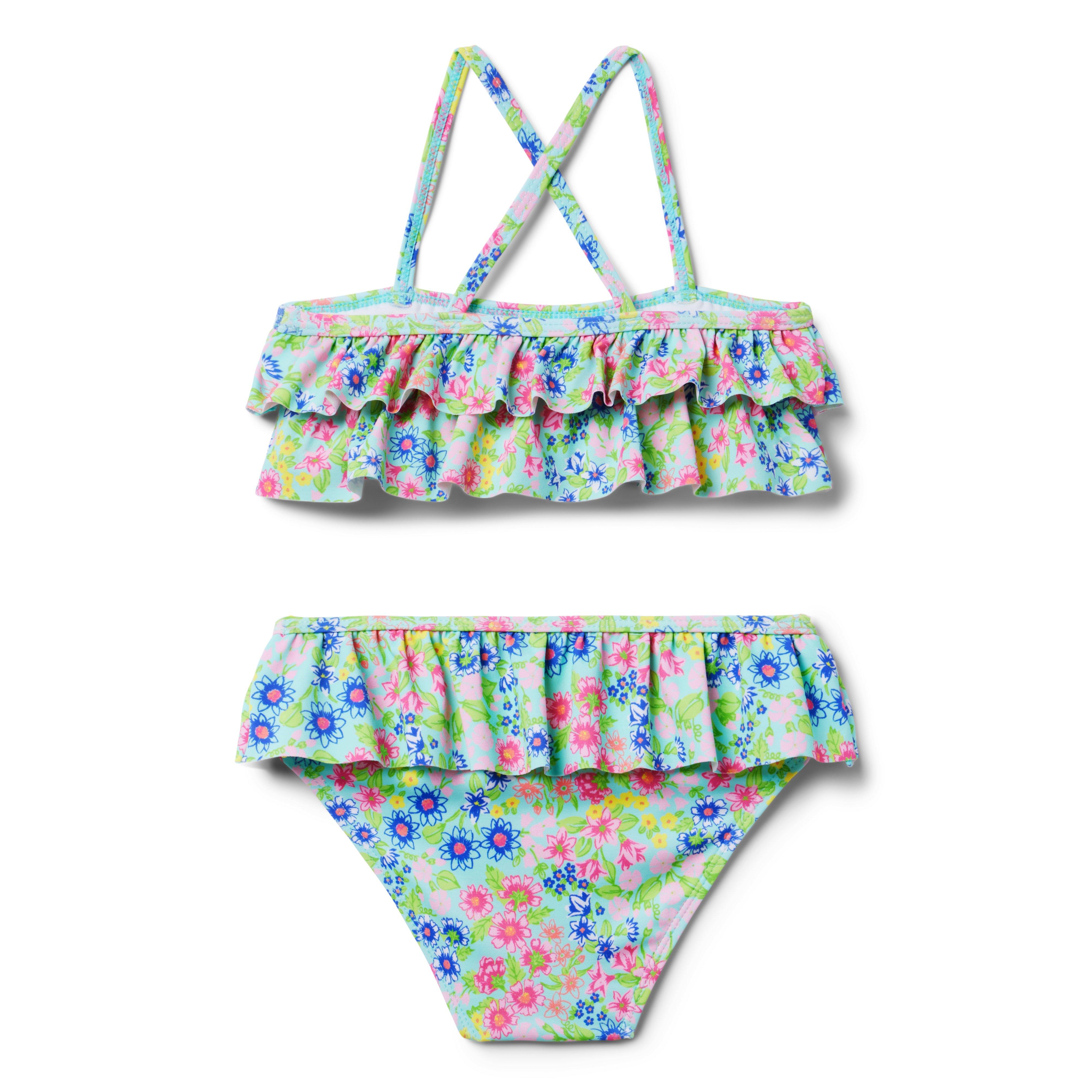 Recycled Floral 2-Piece Swimsuit  image number 1