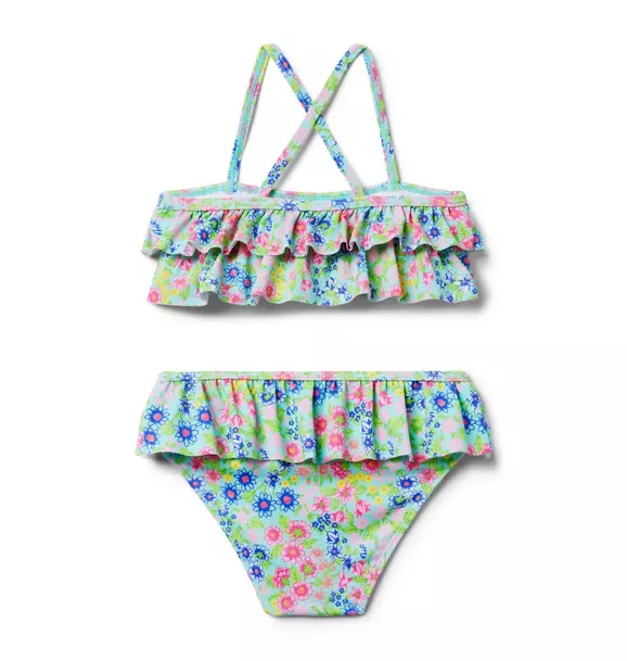 Recycled Floral 2-Piece Swimsuit  image number 1