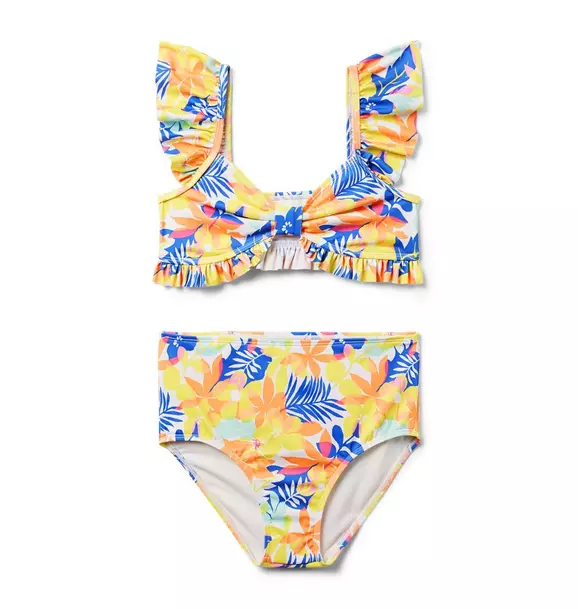 Recycled Palm Floral 2-Piece Swimsuit image number 0