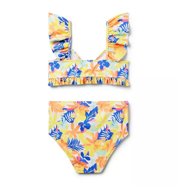 Recycled Palm Floral 2-Piece Swimsuit image number 1