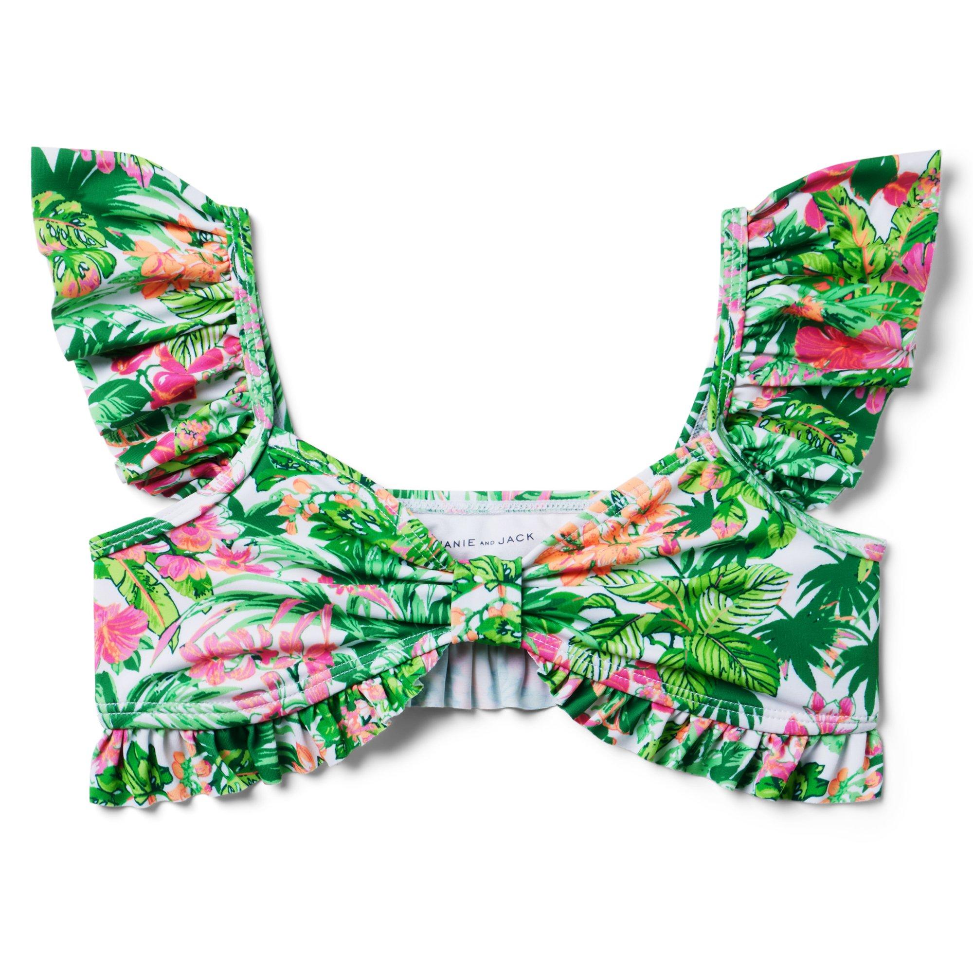 Recycled Tropical Floral 2-Piece Swimsuit
