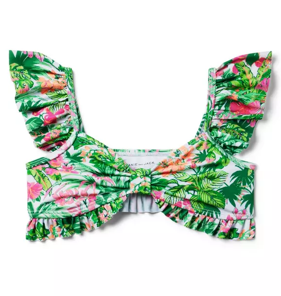 Recycled Tropical Floral 2-Piece Swimsuit image number 3