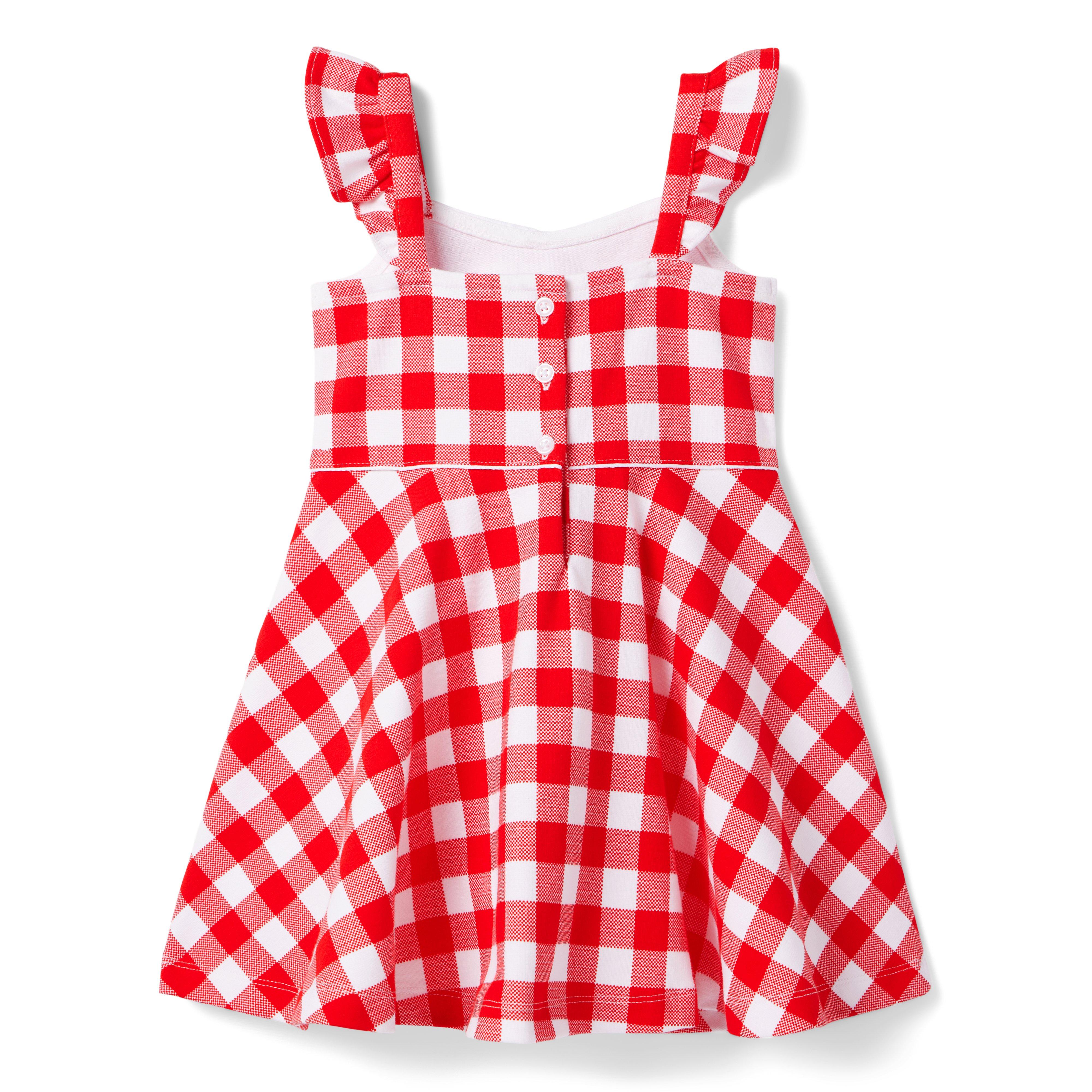 Girl RED Gingham Ponte Dress by Janie and Jack