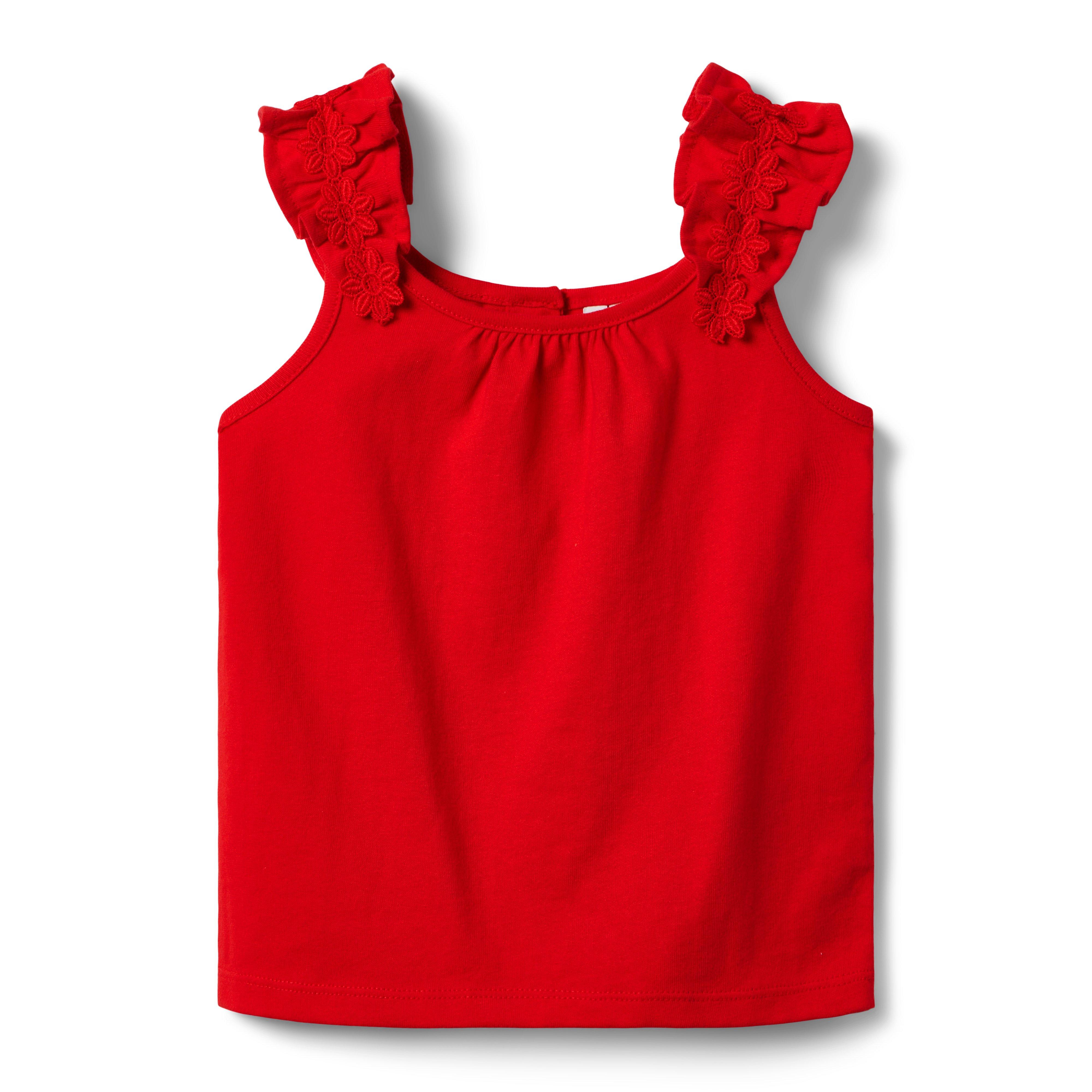 Ruffle Strap Jersey Top image number 0